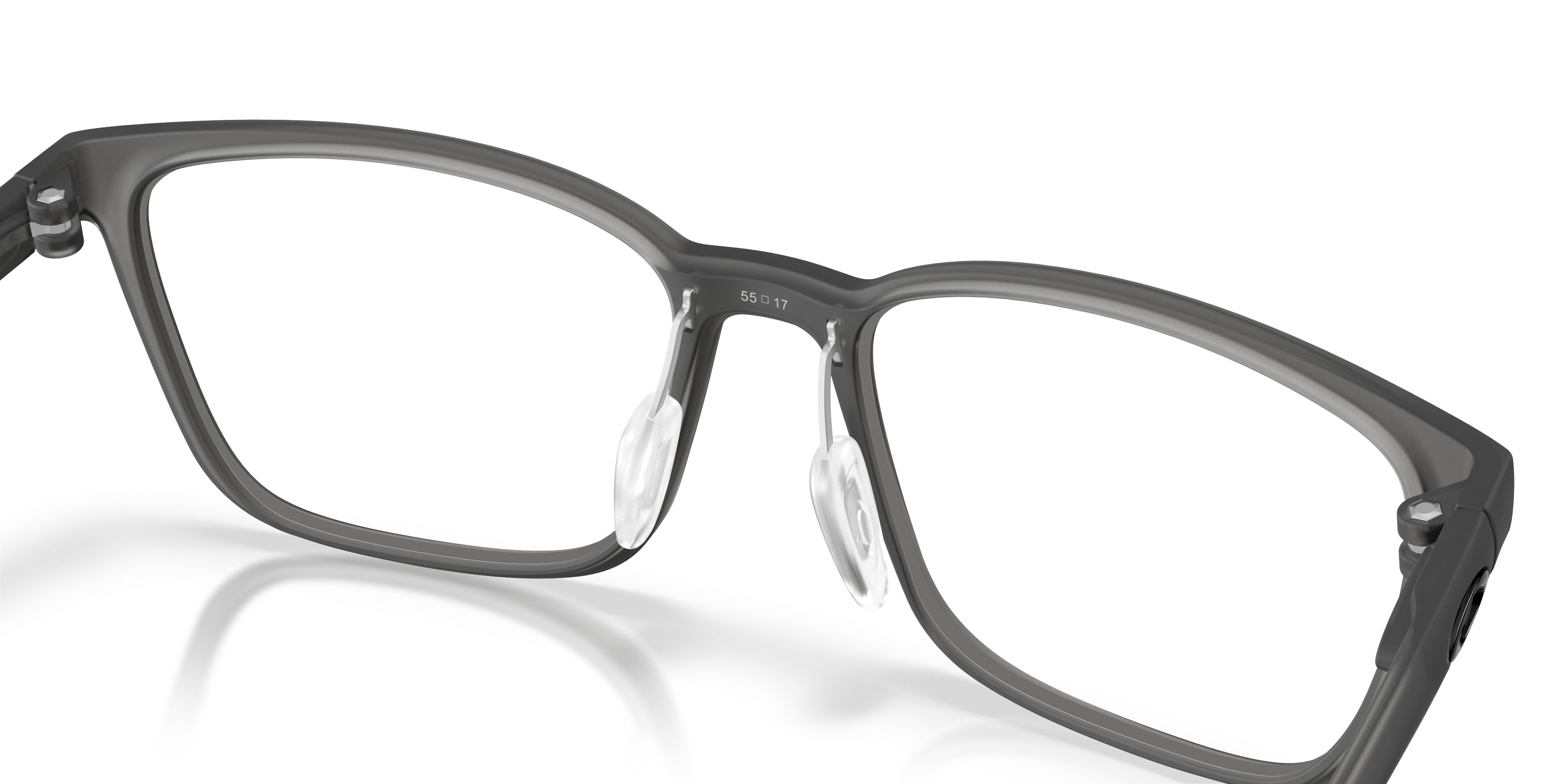 Occhiali da vista Oakley Thinboard OX 8205 (820502) colore grigio fumo satinato forma rettangolare lenti lente demo