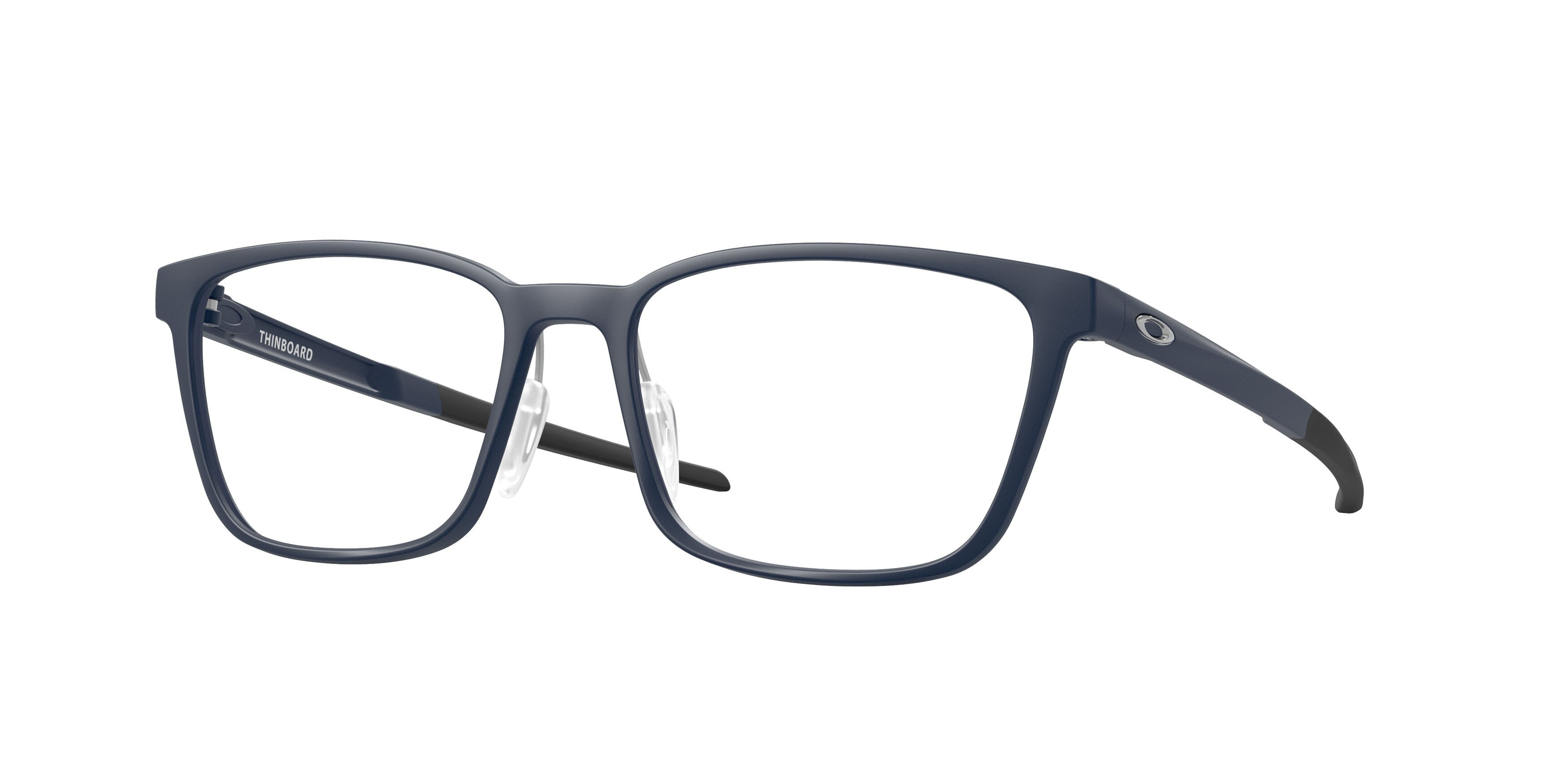 Occhiali da vista Oakley Thinboard OX 8205 (820503) colore satin universe blue forma rettangolare lenti lente demo