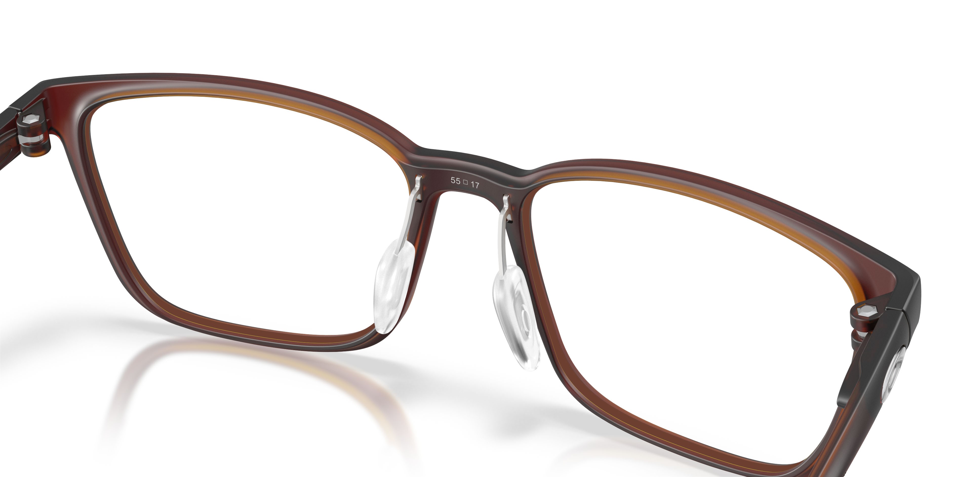 Occhiali da vista Oakley Thinboard OX 8205 (820504) colore ambra scuro opaco forma rettangolare lenti lente demo