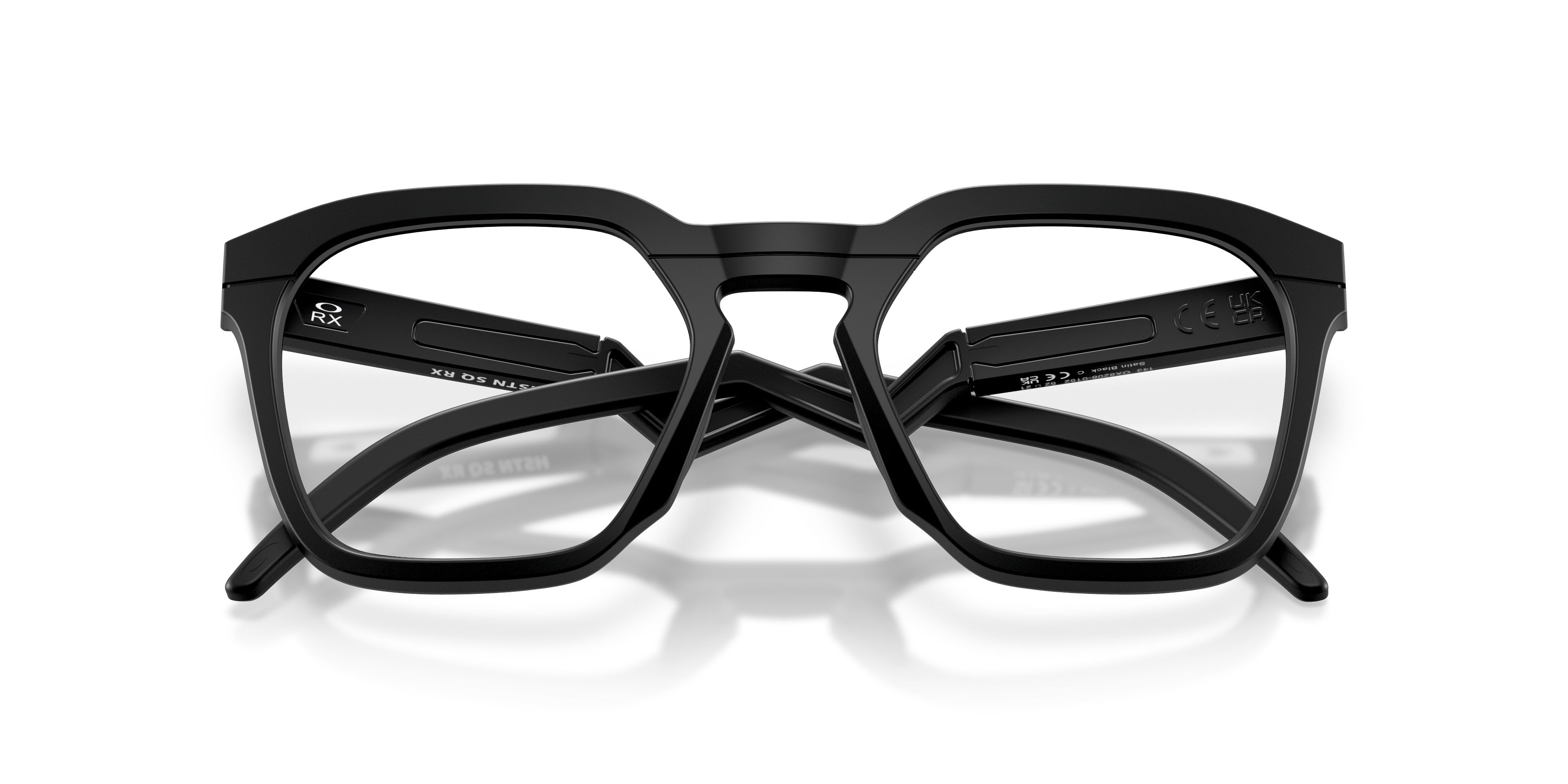 Occhiali da vista Oakley Hstn Sq Rx OX 8208 (820801) colore nero satinato forma quadrato lenti lente demo