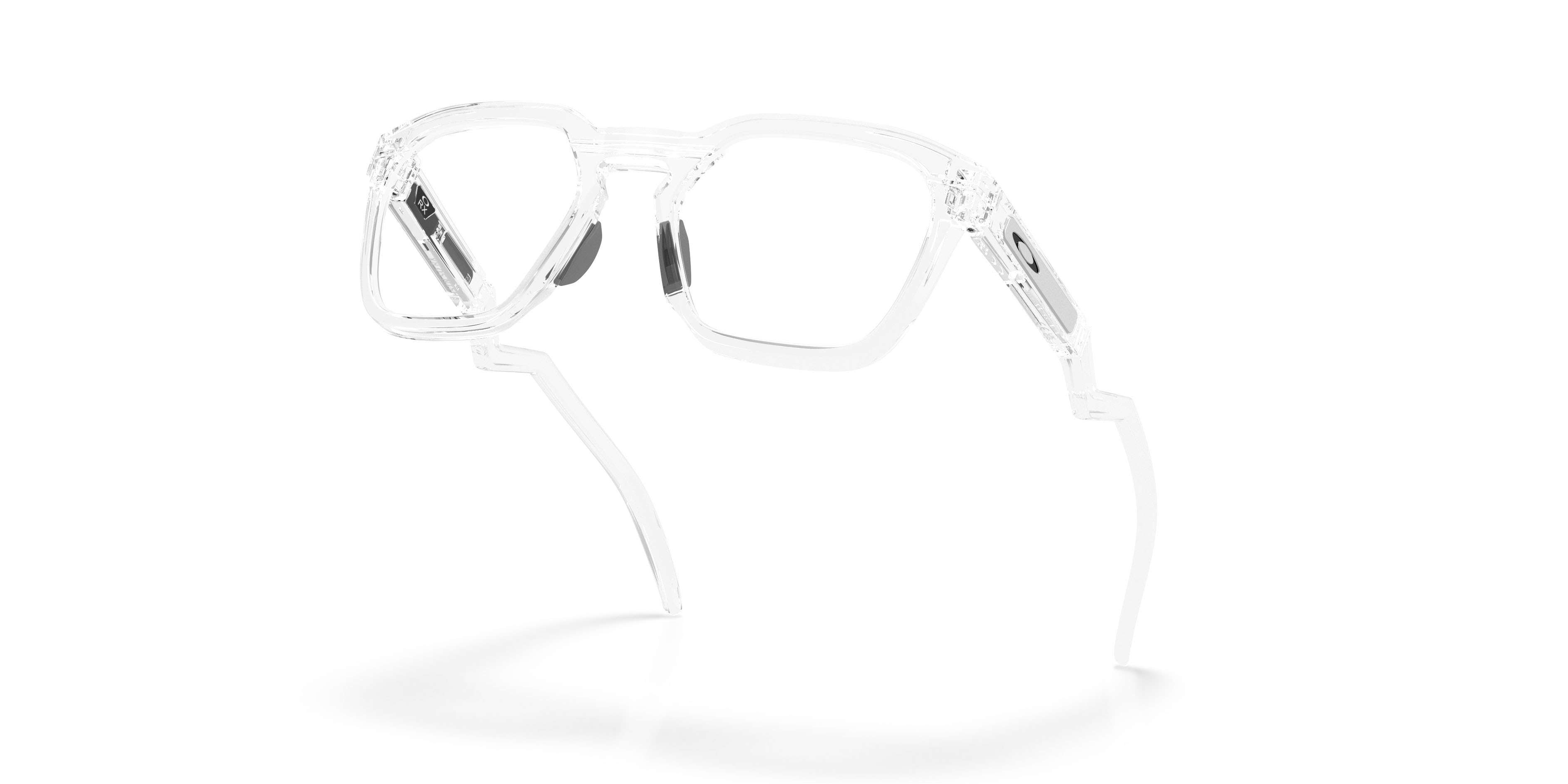 Occhiali da vista Oakley Hstn Sq Rx OX 8208 (820802) colore trasparente lucido forma quadrato lenti lente demo