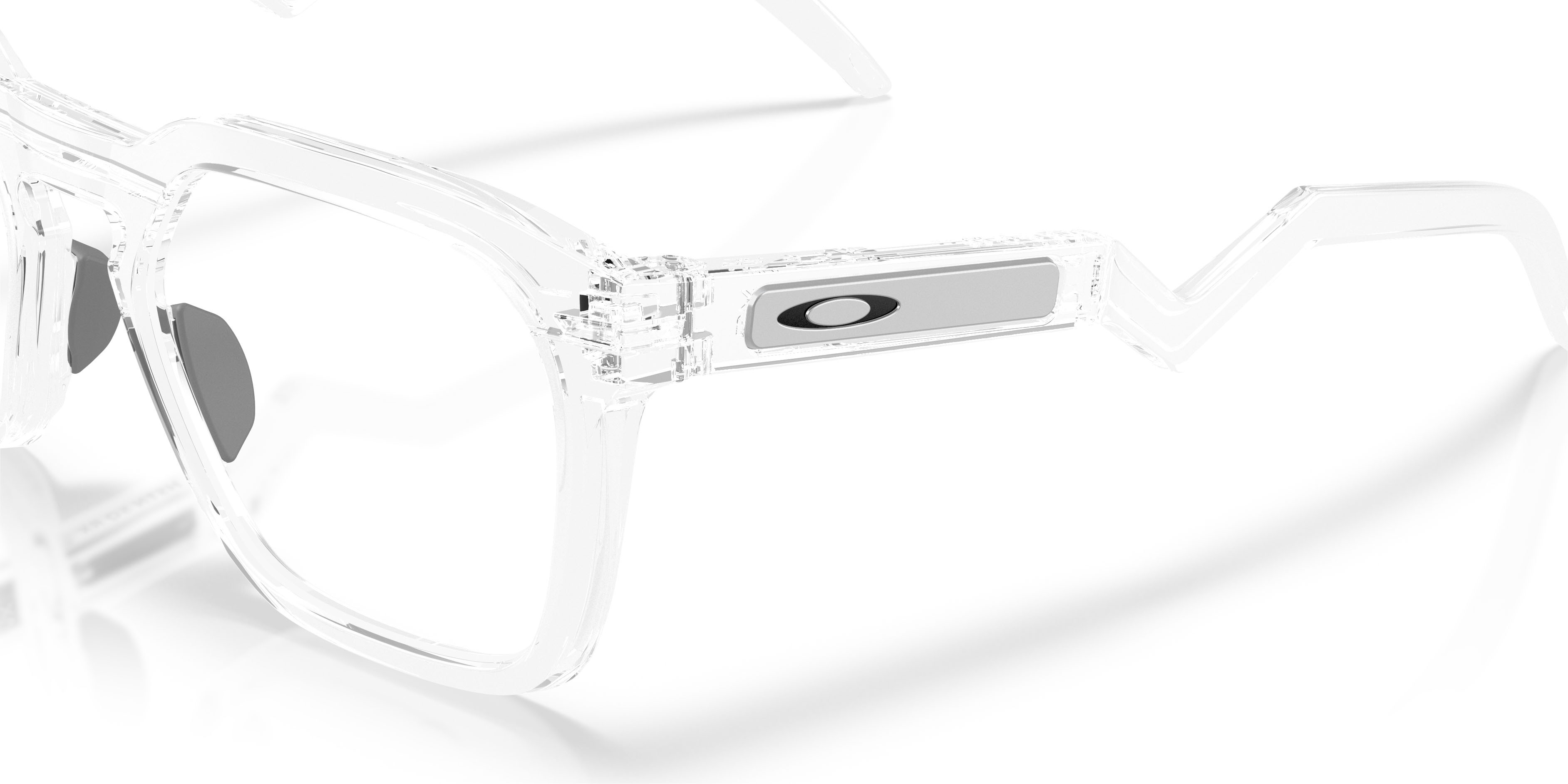 Occhiali da vista Oakley Hstn Sq Rx OX 8208 (820802) colore trasparente lucido forma quadrato lenti lente demo