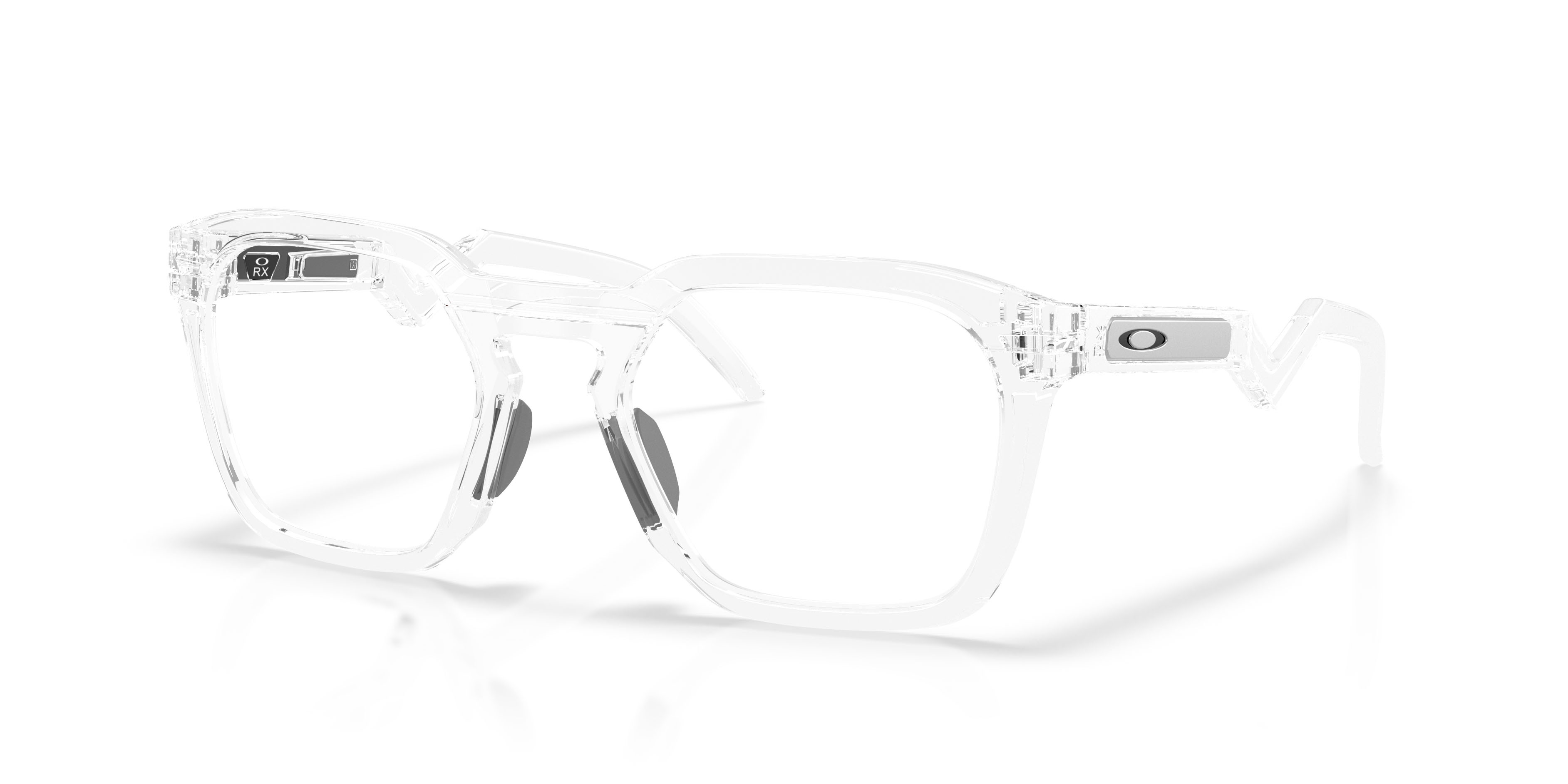 Occhiali da vista Oakley Hstn Sq Rx OX 8208 (820802) colore trasparente lucido forma quadrato lenti lente demo