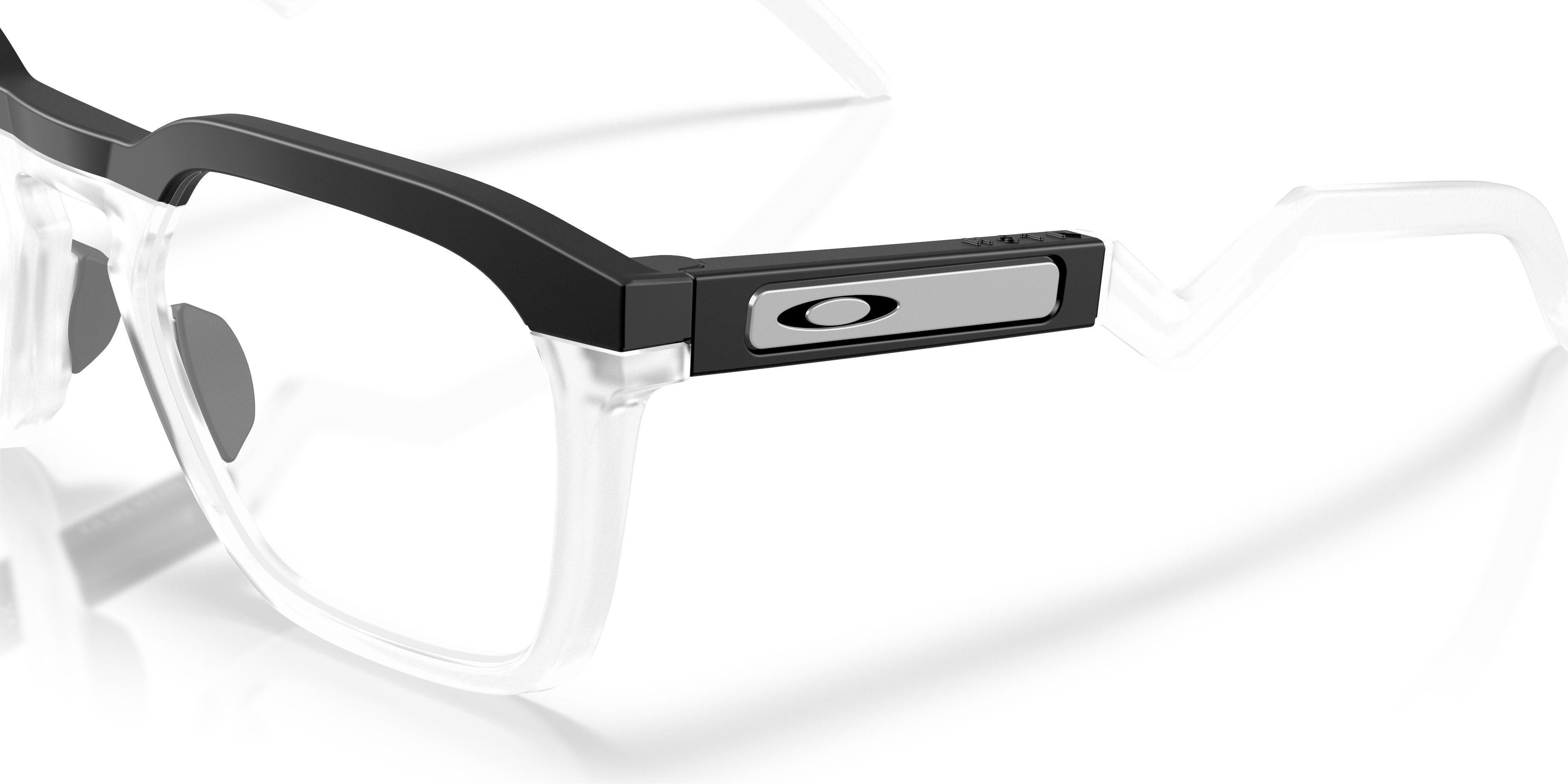 Occhiali da vista Oakley Hstn Sq Rx OX 8208 (820804) colore nero satinato forma quadrato lenti lente demo