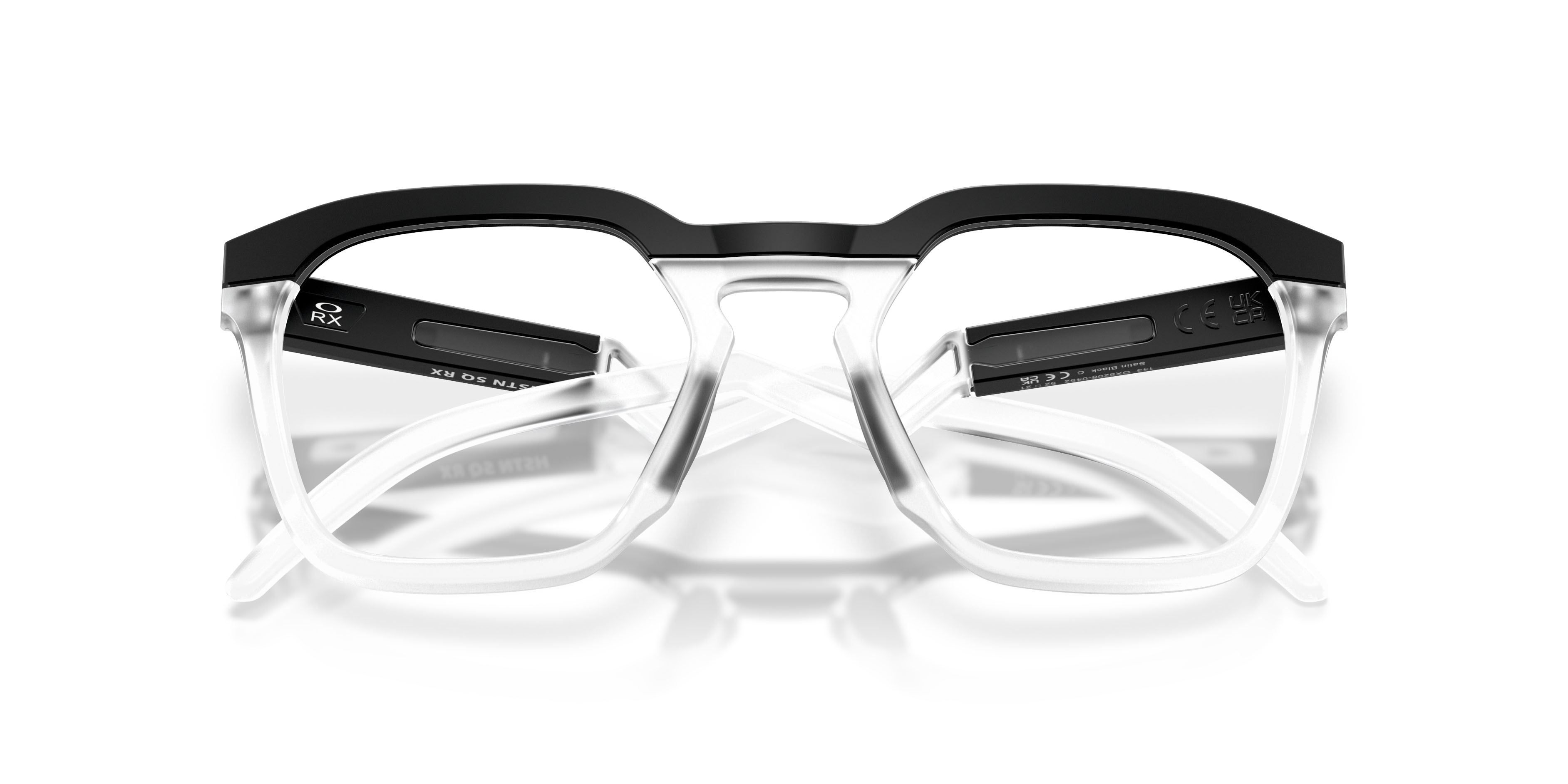 Occhiali da vista Oakley Hstn Sq Rx OX 8208 (820804) colore nero satinato forma quadrato lenti lente demo