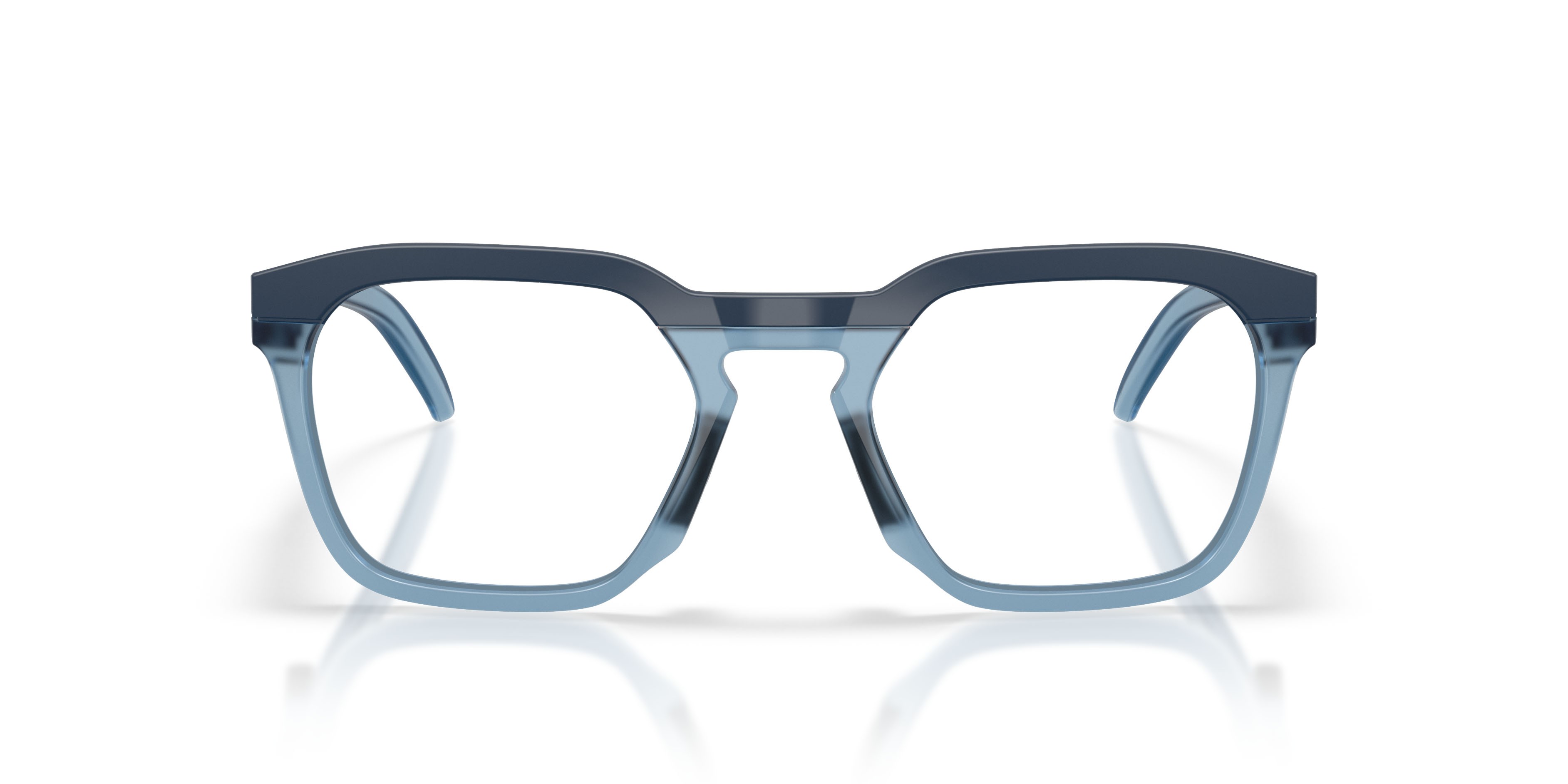 Occhiali da vista Oakley Hstn Sq Rx OX 8208 (820805) colore blu abisso opaco forma quadrato lenti lente demo