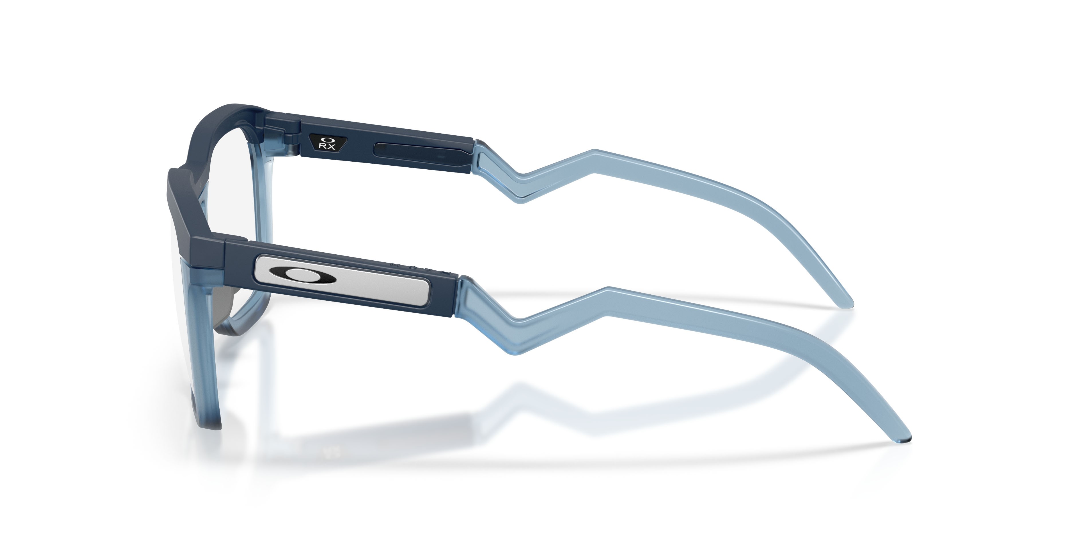 Occhiali da vista Oakley Hstn Sq Rx OX 8208 (820805) colore blu abisso opaco forma quadrato lenti lente demo