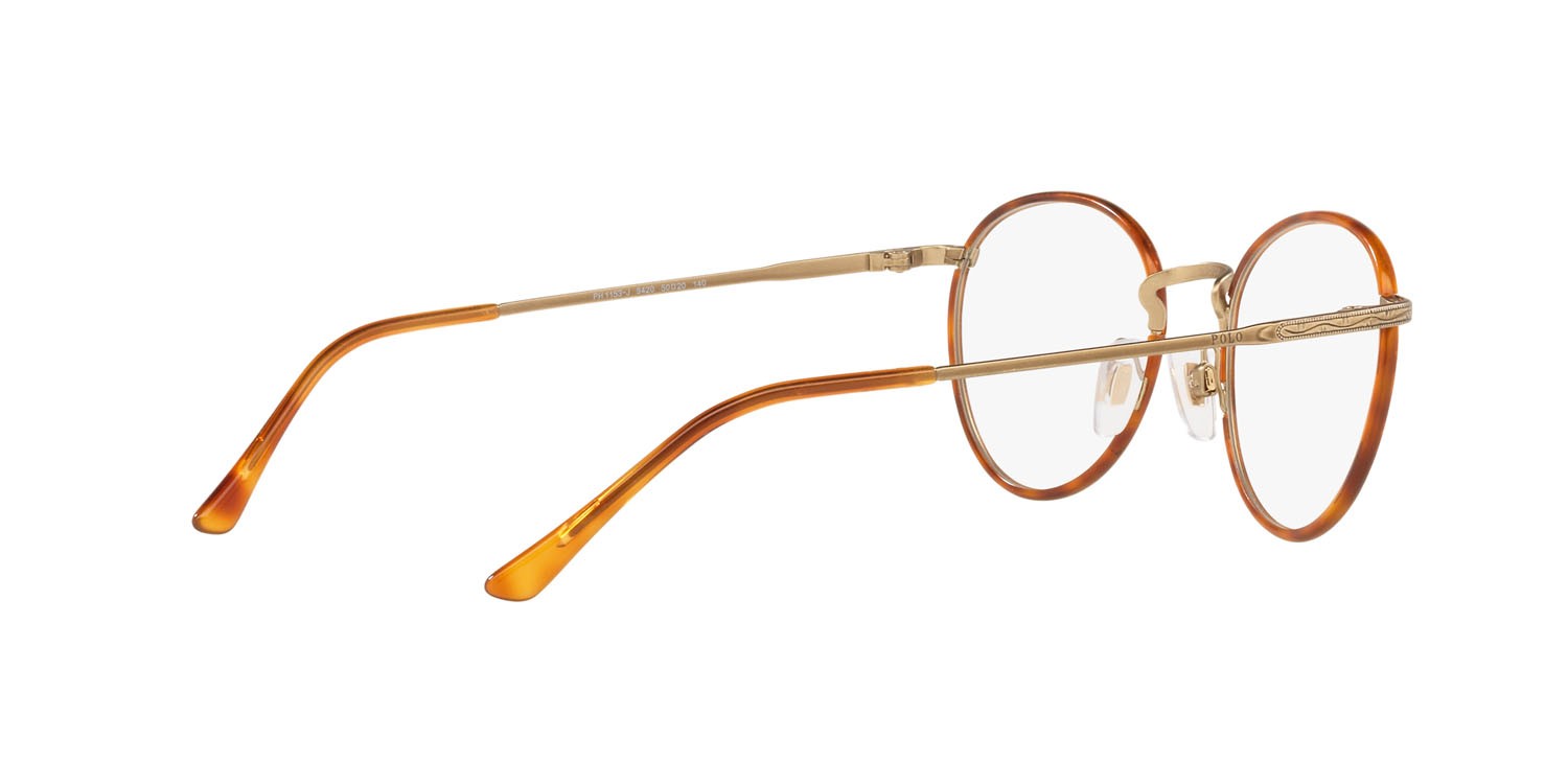 Brillen Polo PH 1153J (9420) farbe oro pallido anticato/havana miele form pantos gläser lente demo