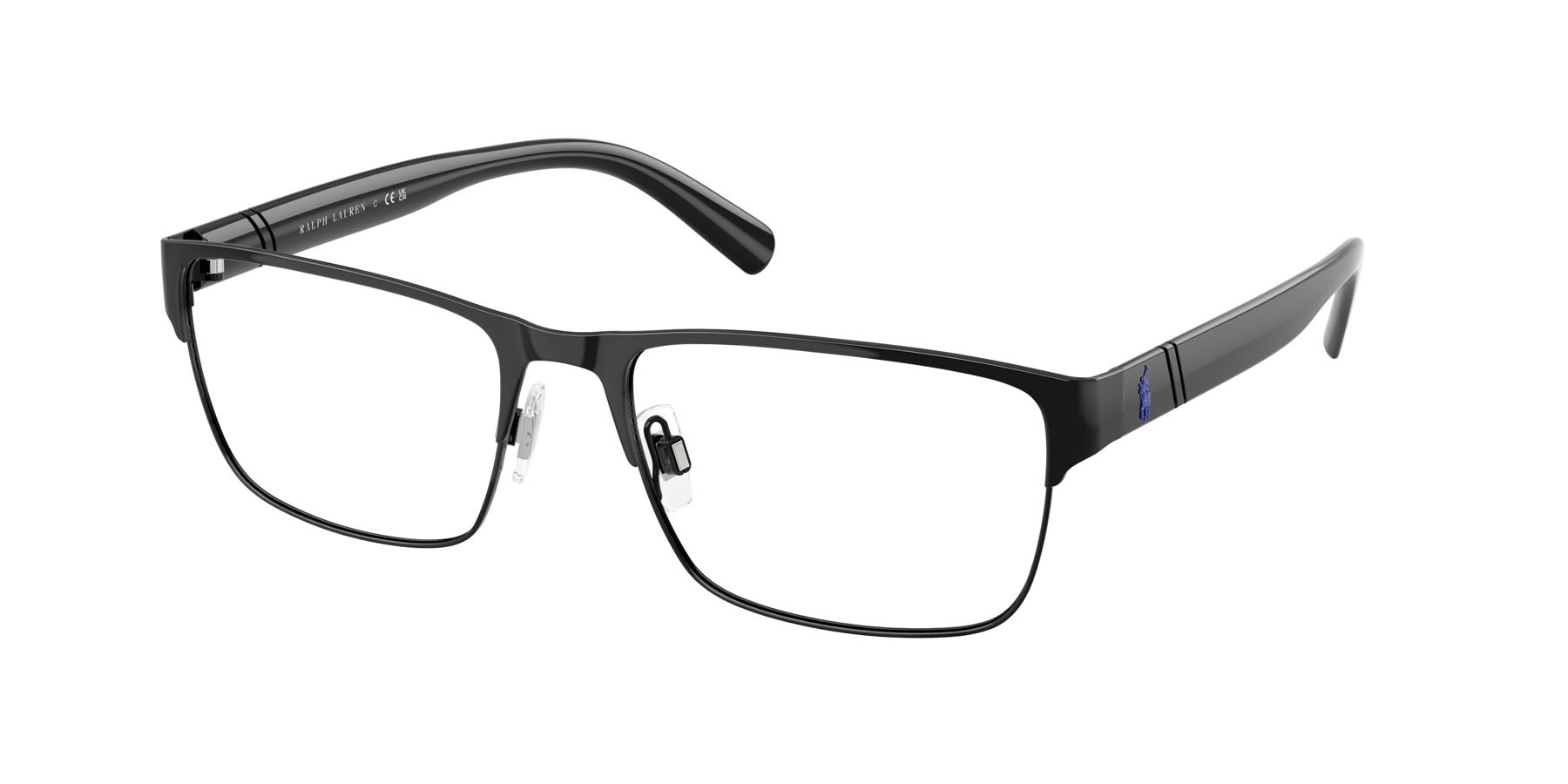 Occhiali da vista Polo PH 1175 (9223) colore nero lucido forma rettangolare lenti lente demo