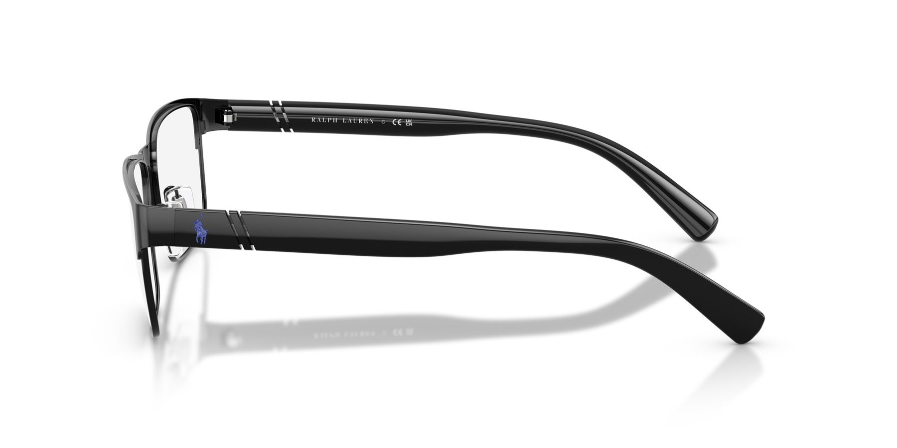 Occhiali da vista Polo PH 1175 (9223) colore nero lucido forma rettangolare lenti lente demo