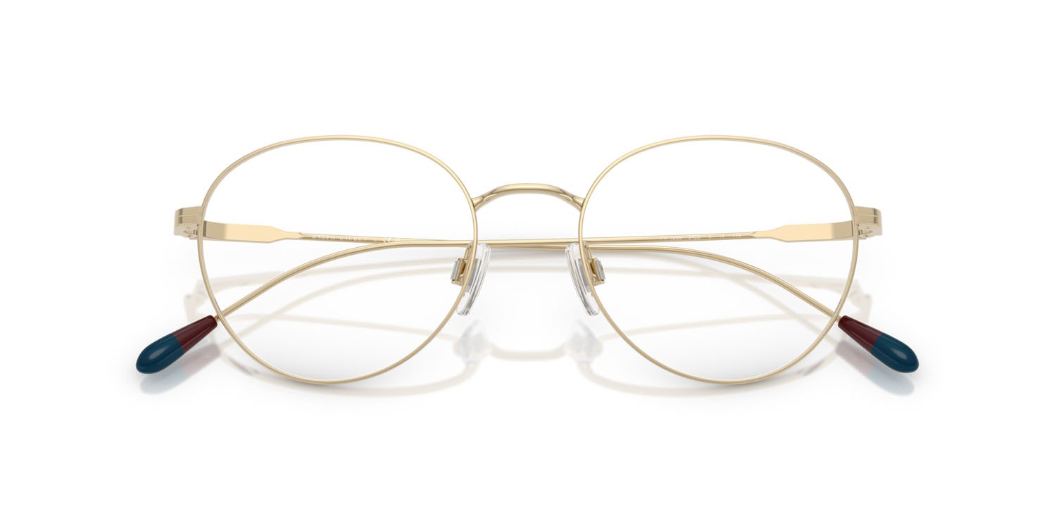 Eyeglasses Polo PH 1208 (9425) color oro pallido lucido shape oval lenses lente demo