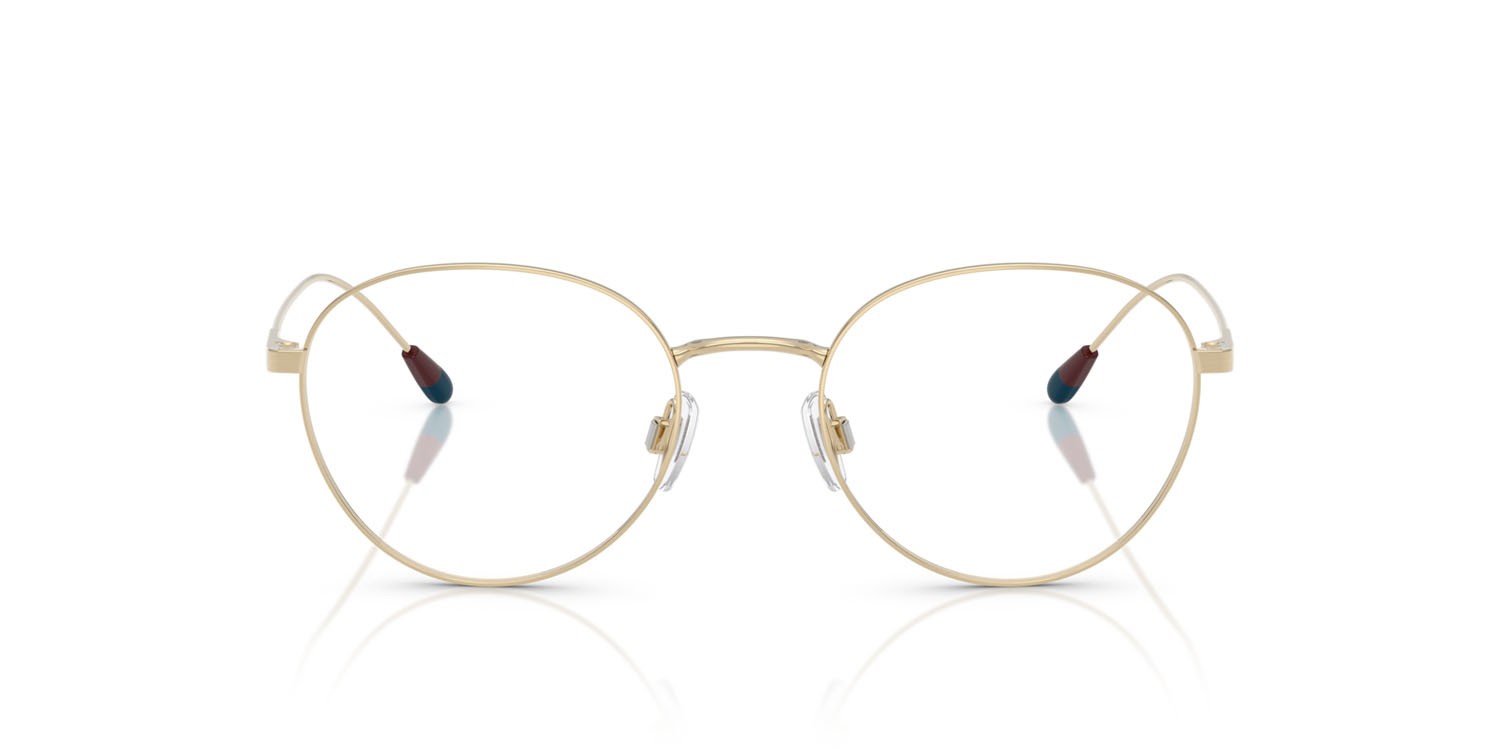 Eyeglasses Polo PH 1208 (9425) color oro pallido lucido shape oval lenses lente demo