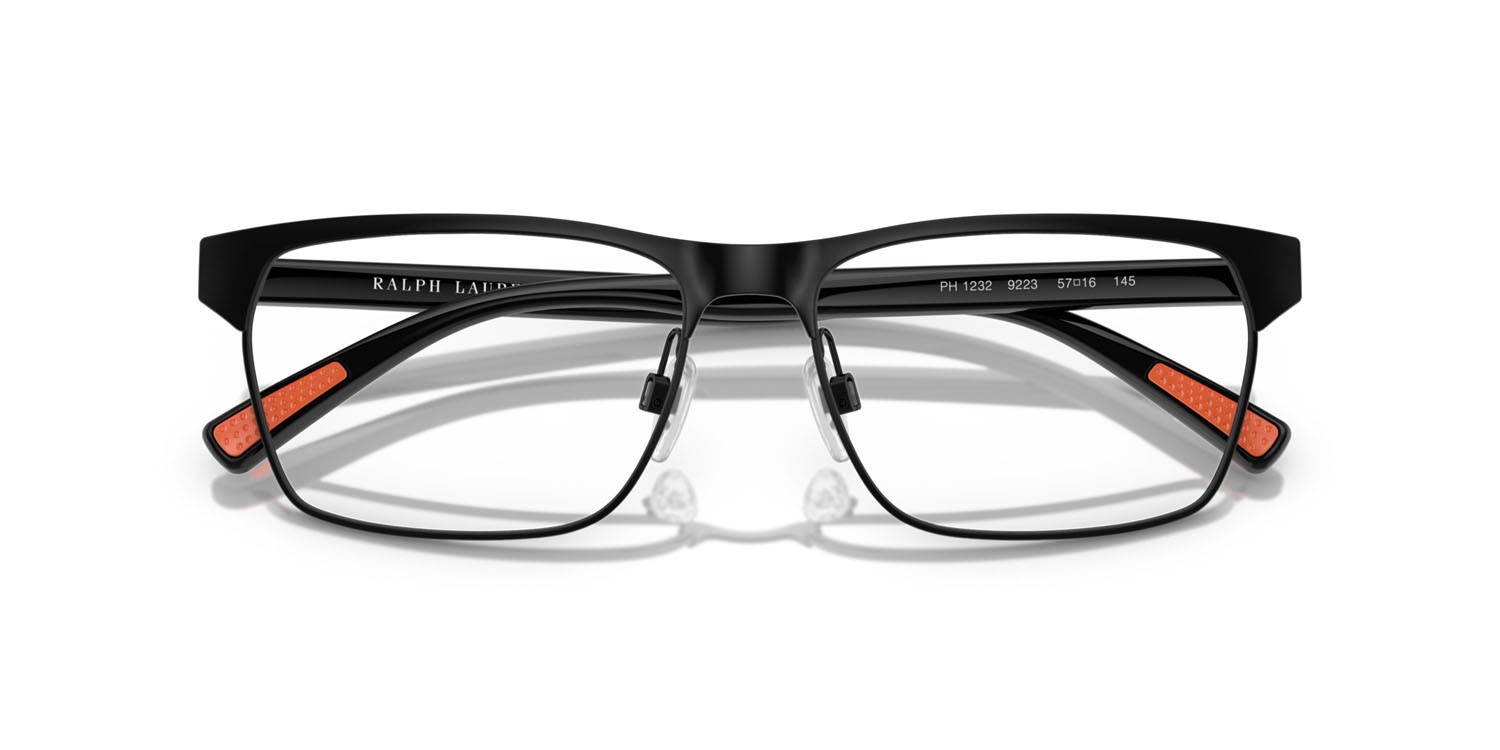 Brillen Polo PH 1232 (9223) farbe nero lucido form rechteckig gläser lente demo