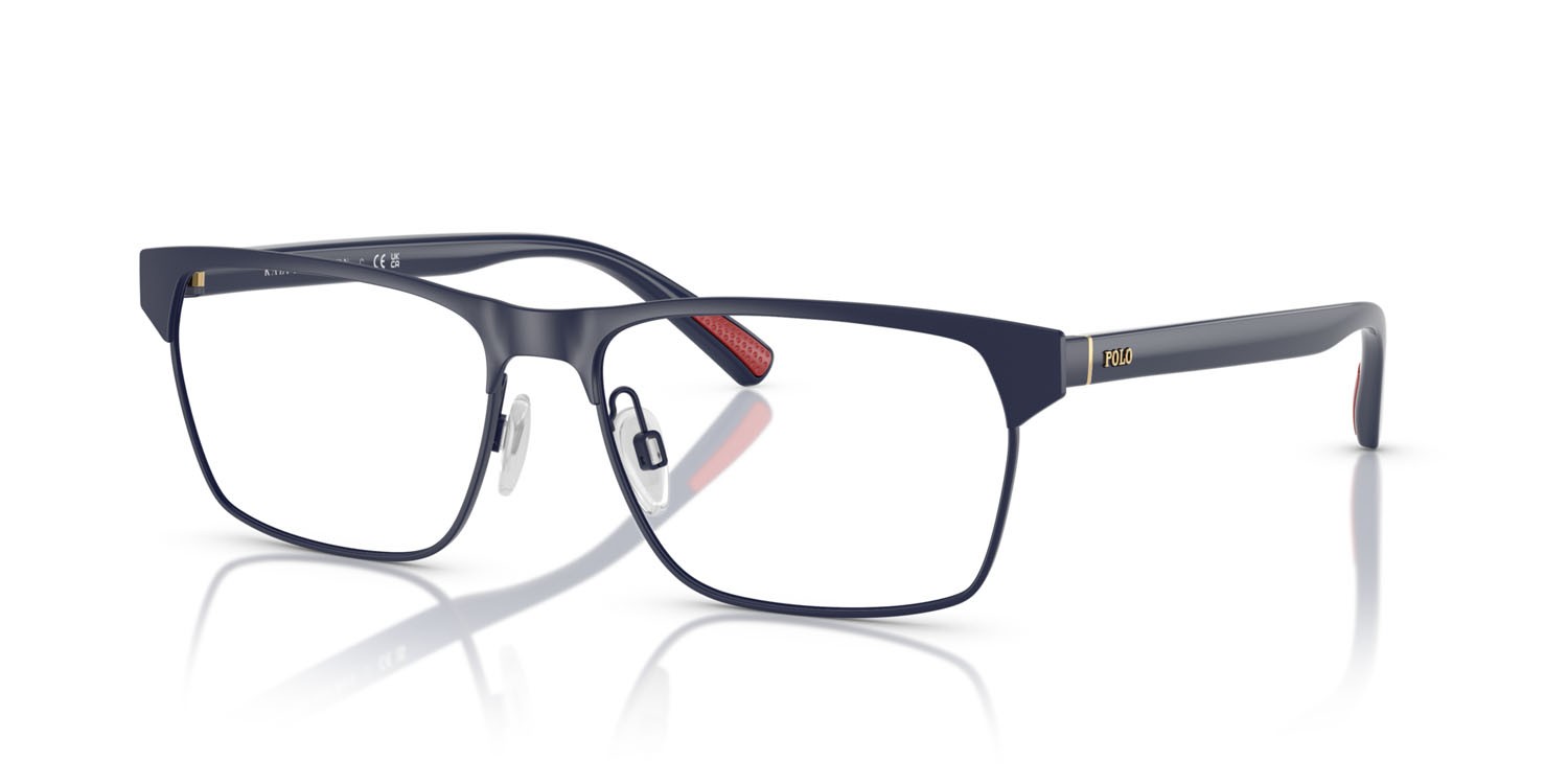 Occhiali da vista Polo PH 1232 (9273) colore blu navy semi-brillante forma rettangolare lenti lente demo