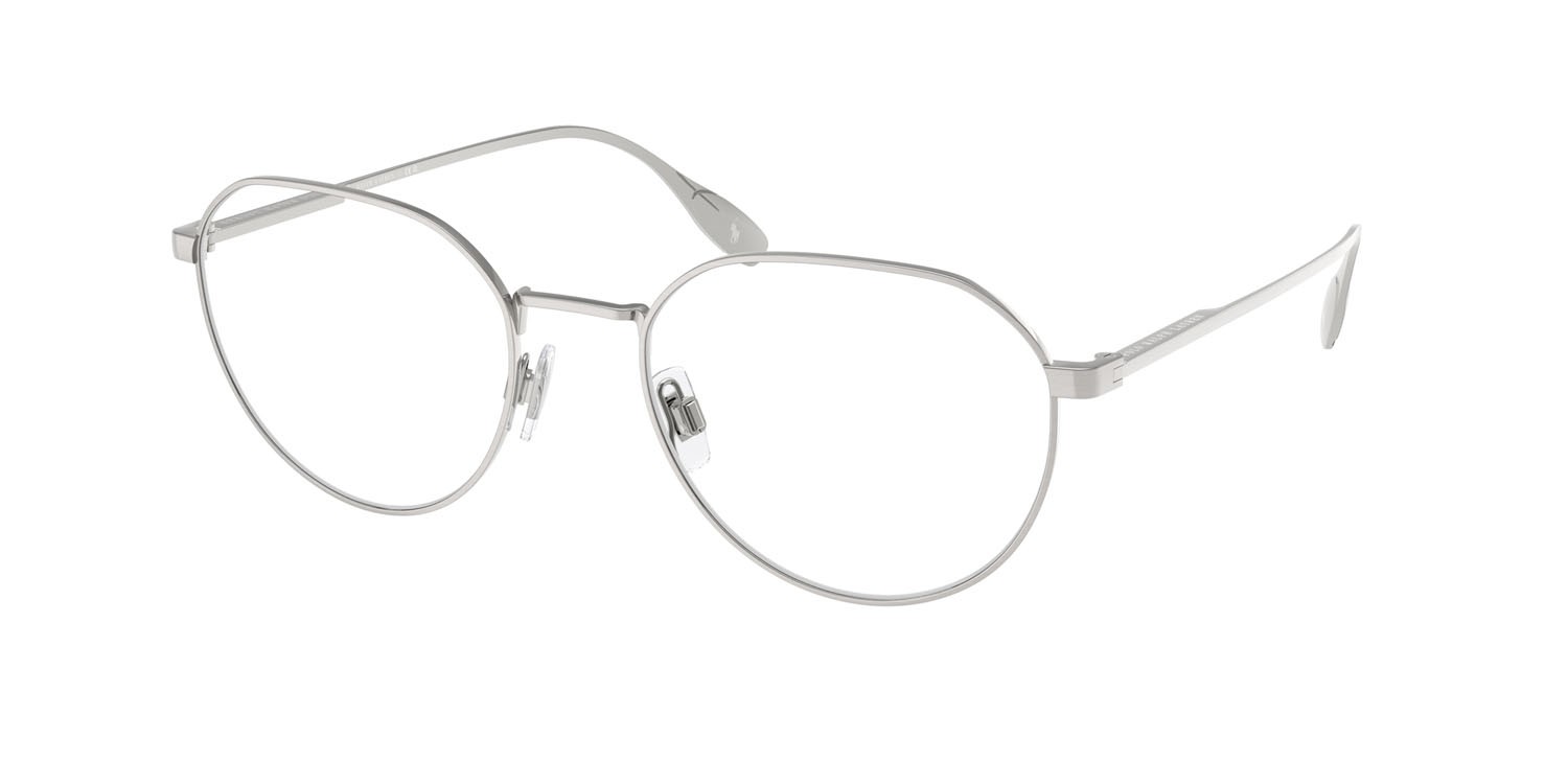Occhiali da vista Polo PH 1233 (9423) colore argento spazzolato forma rotondo lenti lente demo