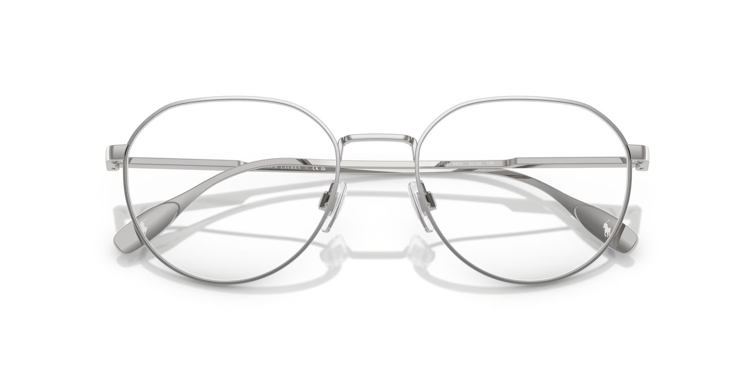 Occhiali da vista Polo PH 1233 (9423) colore argento spazzolato forma rotondo lenti lente demo