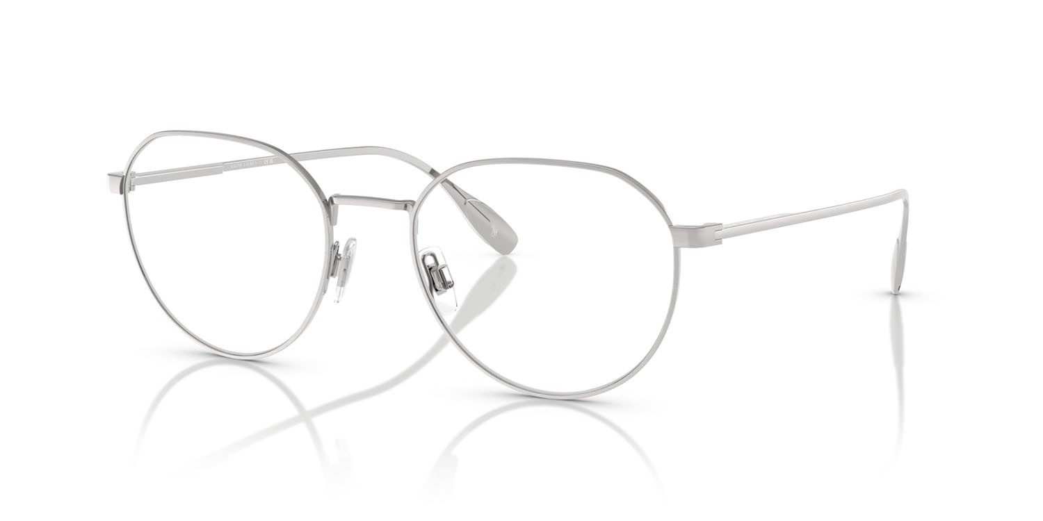 Occhiali da vista Polo PH 1233 (9423) colore argento spazzolato forma rotondo lenti lente demo
