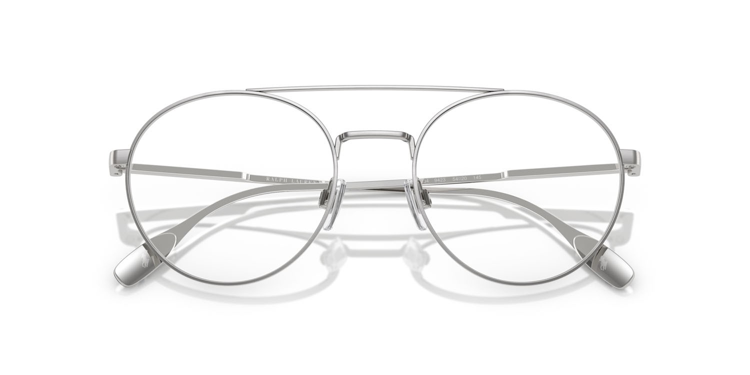 Occhiali da vista Polo PH 1234 (9423) colore argento spazzolato forma rotondo lenti lente demo