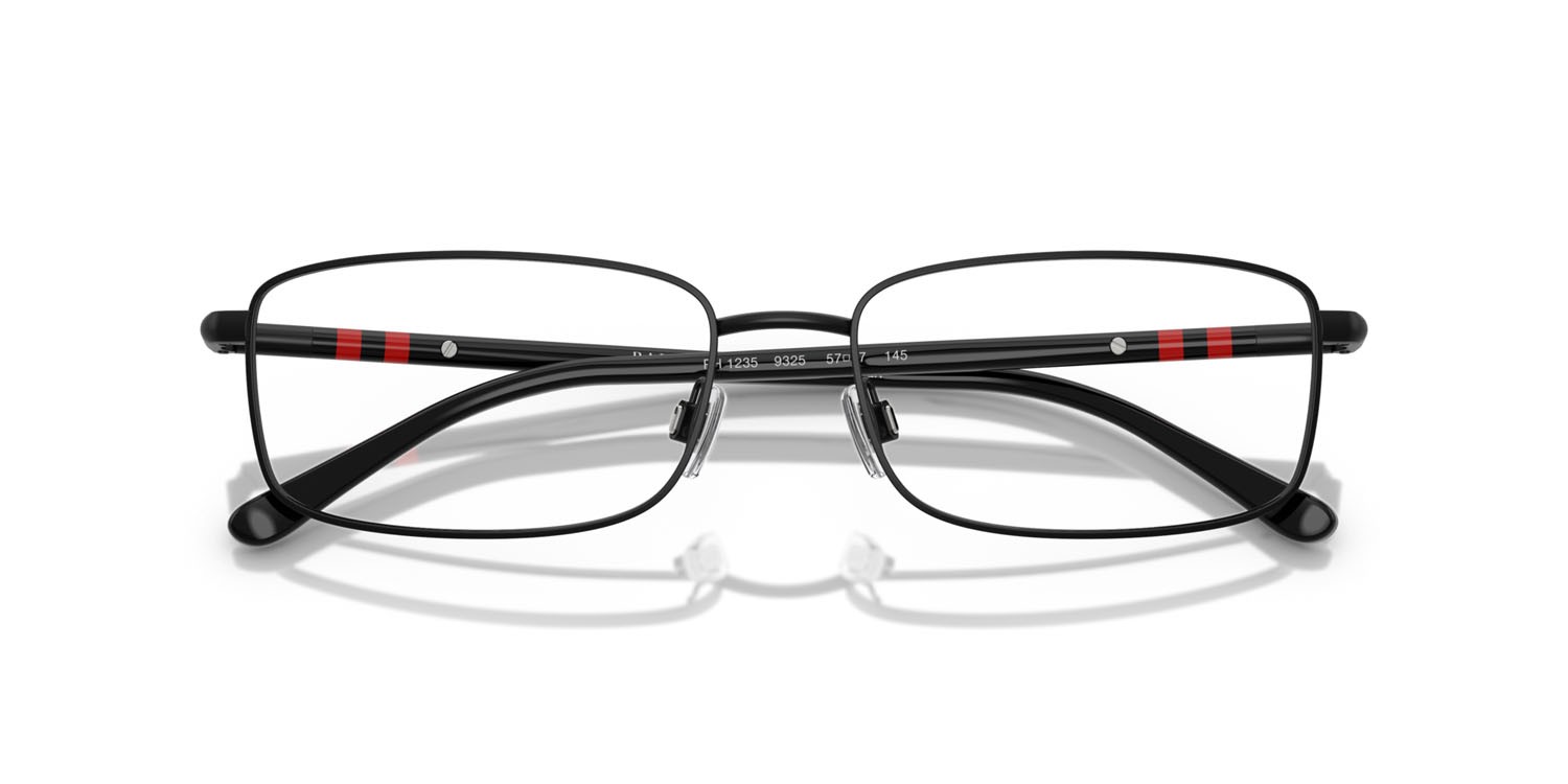 Occhiali da vista Polo PH 1235 (9325) colore nero forma rettangolare lenti lente demo