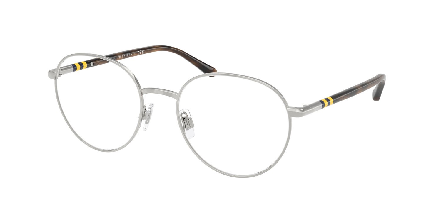 Eyeglasses Polo PH 1236 (9001) color argento lucido shape round lenses lente demo
