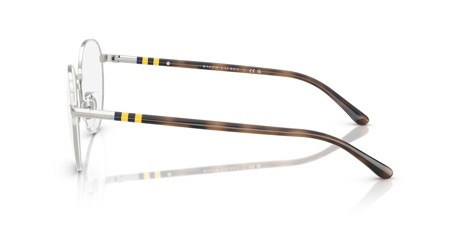 Eyeglasses Polo PH 1236 (9001) color argento lucido shape round lenses lente demo