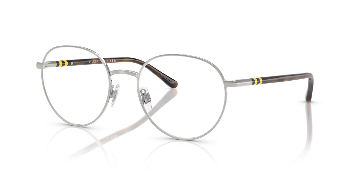 Eyeglasses Polo PH 1236 (9001) color argento lucido shape round lenses lente demo