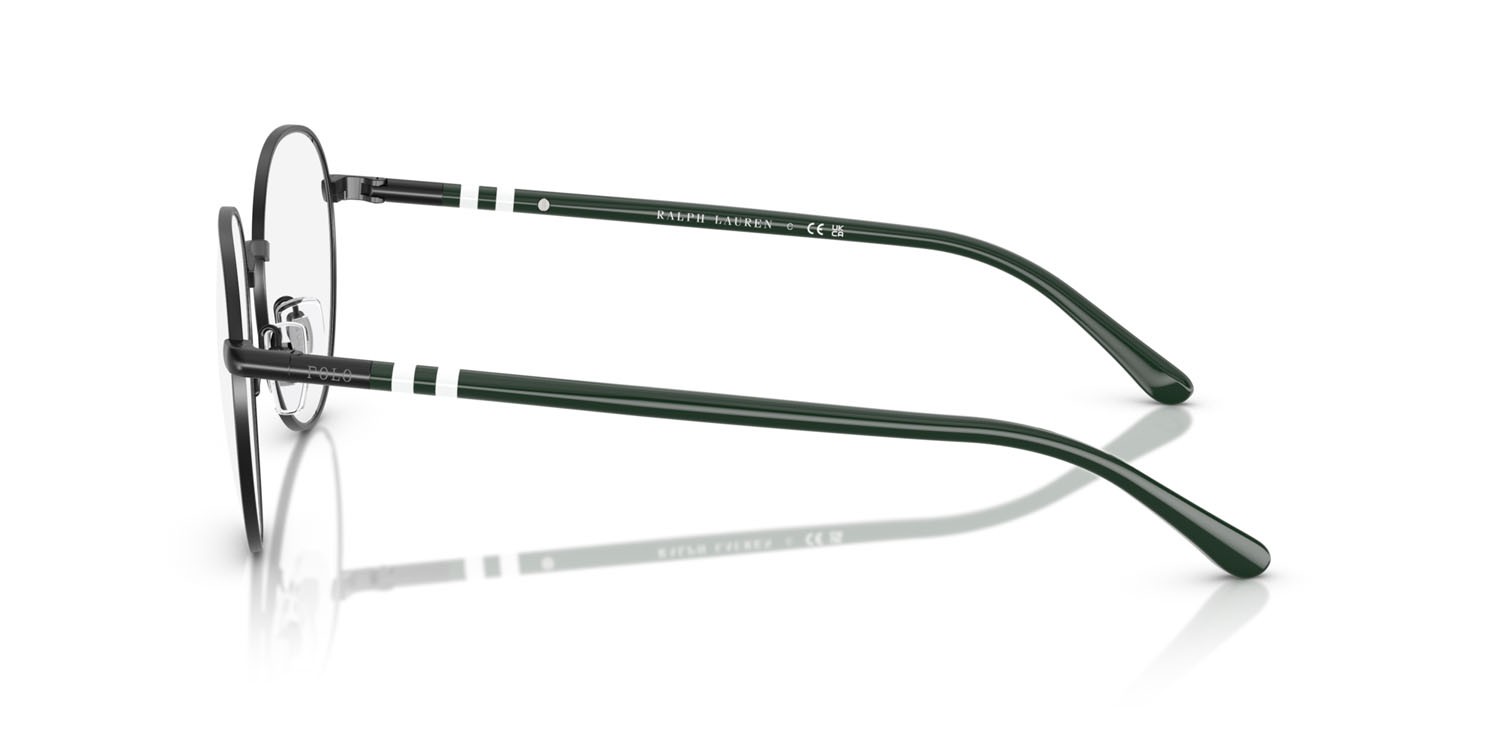 Eyeglasses Polo PH 1236 (9267) color nero semi-brillante shape round lenses lente demo