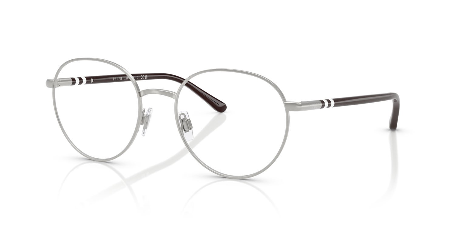 Eyeglasses Polo PH 1236 (9423) color argento semi-brillante shape round lenses lente demo