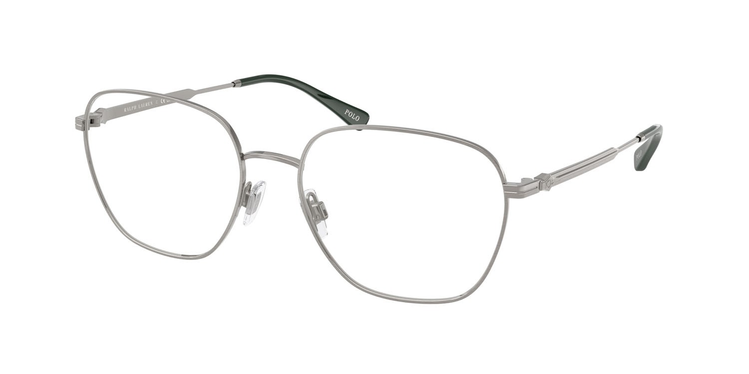 Eyeglasses Polo PH 1237 (9266) color gunmetal spazzolato shape irregular lenses lente demo