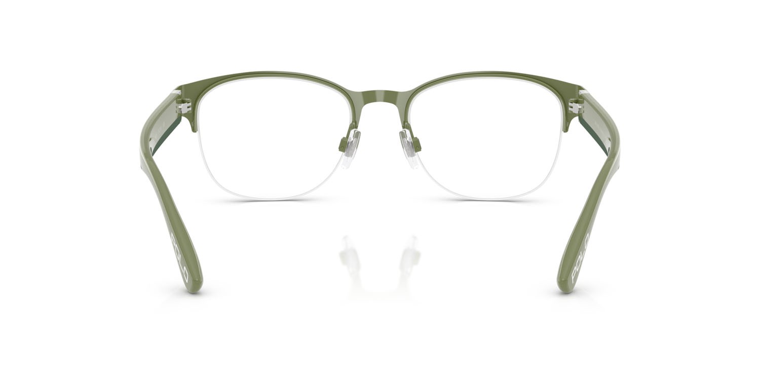 Eyeglasses Polo PH 1238 (9483) color verde lucido shape round lenses lente demo