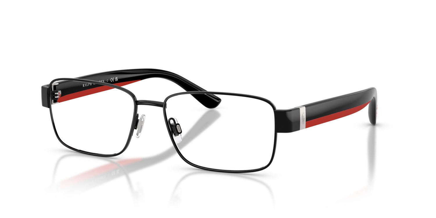 Occhiali da vista Polo PH 1239 (9258) colore nero lucido forma rettangolare lenti lente demo