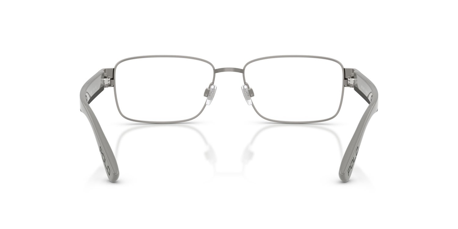 Occhiali da vista Polo PH 1239 (9266) colore gunmetal spazzolato forma rettangolare lenti lente demo