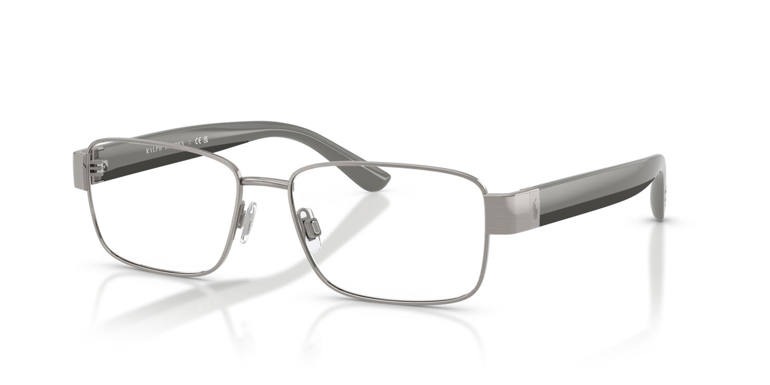 Occhiali da vista Polo PH 1239 (9266) colore gunmetal spazzolato forma rettangolare lenti lente demo