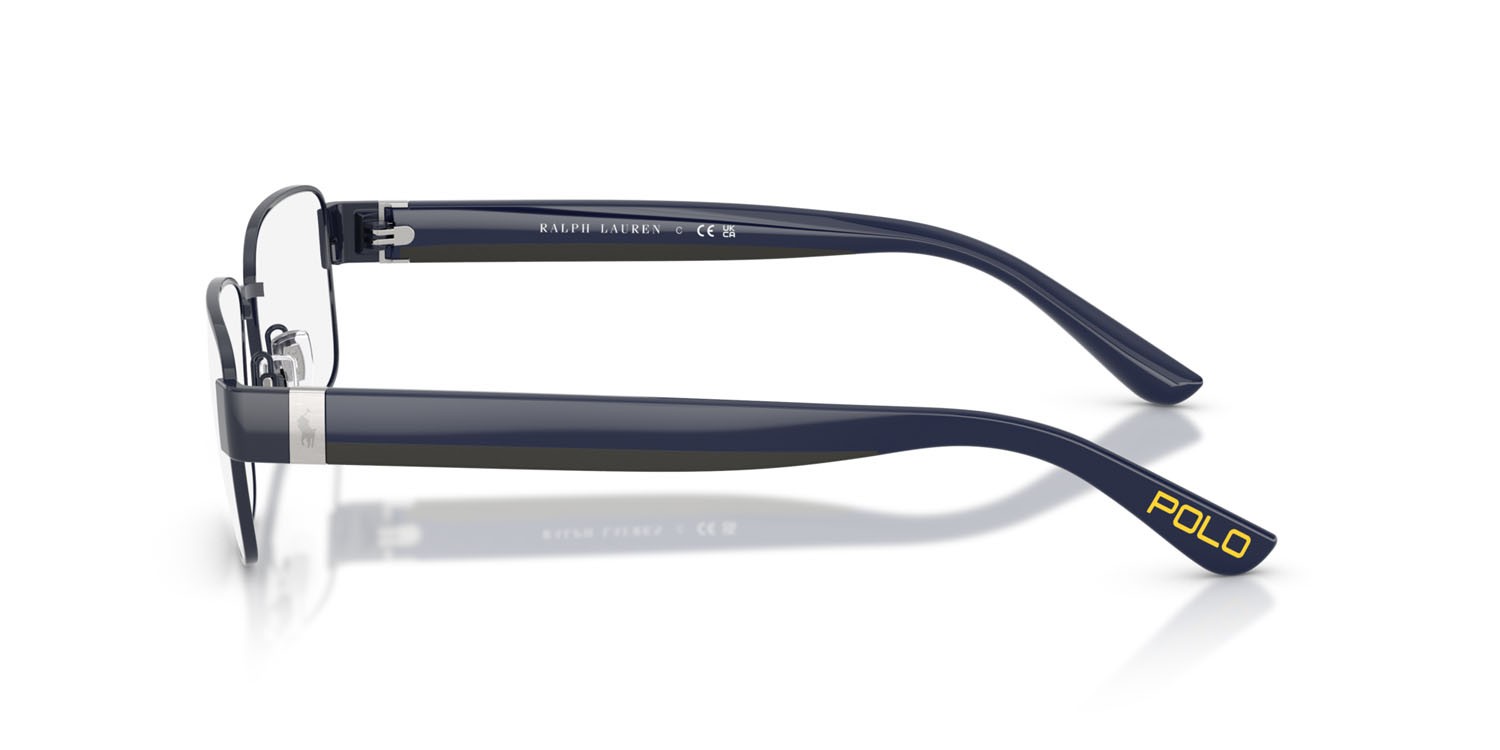 Occhiali da vista Polo PH 1239 (9436) colore blu navy brillante forma rettangolare lenti lente demo