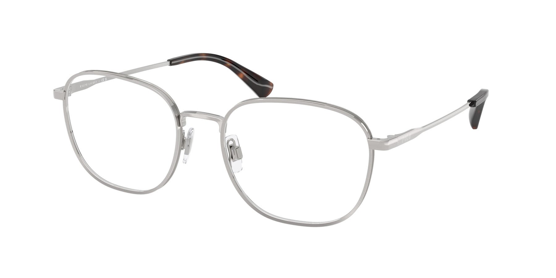 Eyeglasses Polo PH 1242 (9088) color argento spazzolato shape square lenses lente demo