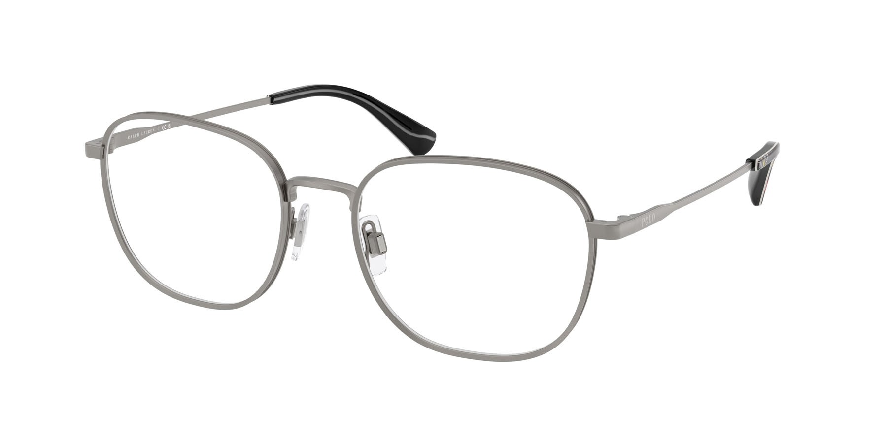 Eyeglasses Polo PH 1242 (9266) color gunmetal semi-brillante shape square lenses lente demo