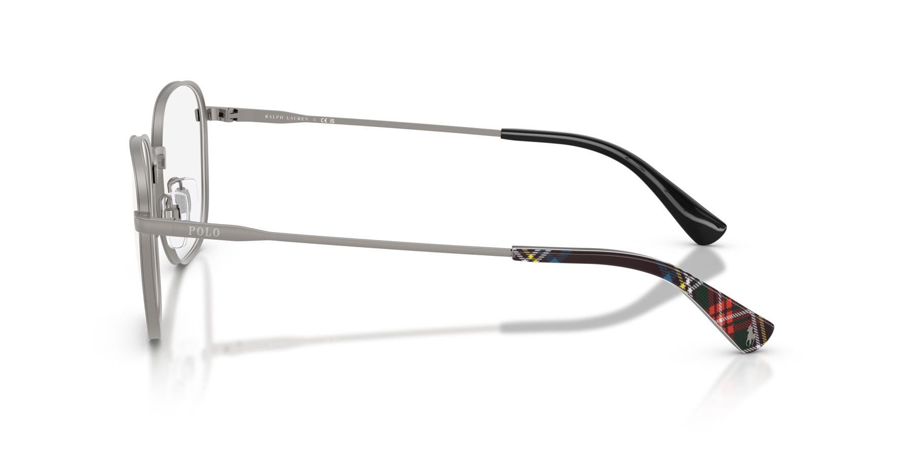 Eyeglasses Polo PH 1242 (9266) color gunmetal semi-brillante shape square lenses lente demo