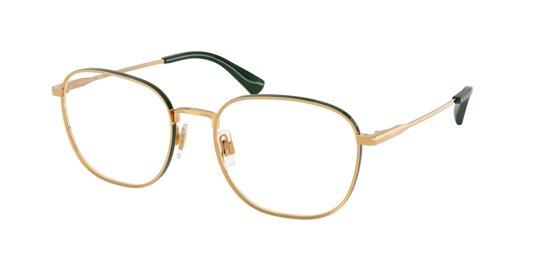 Eyeglasses Polo PH 1242 (9402) color ottone brillante shape square lenses lente demo