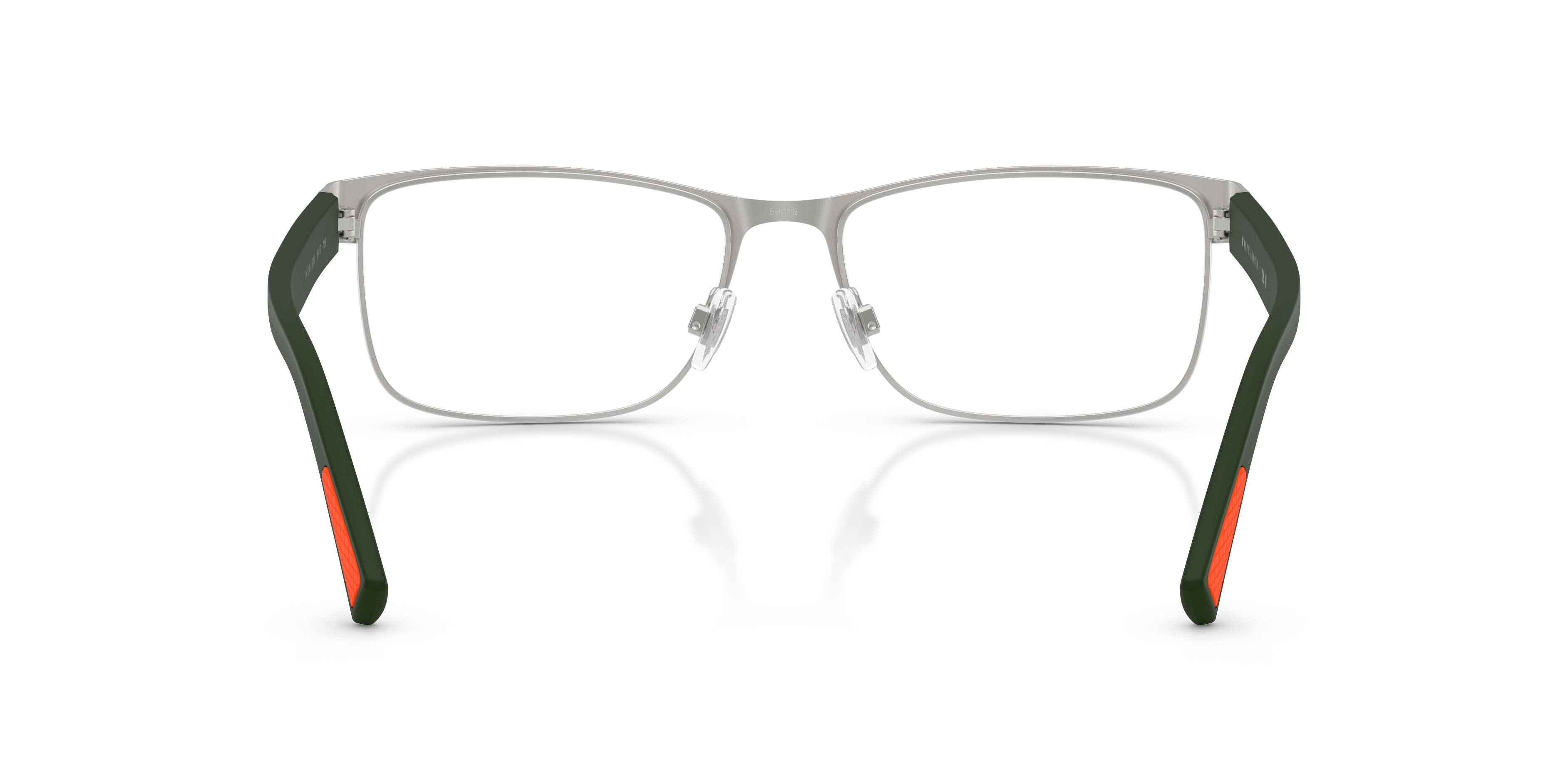 Eyeglasses Polo PH 1244 (9316) color argento semi-brillante shape rectangle lenses lente demo