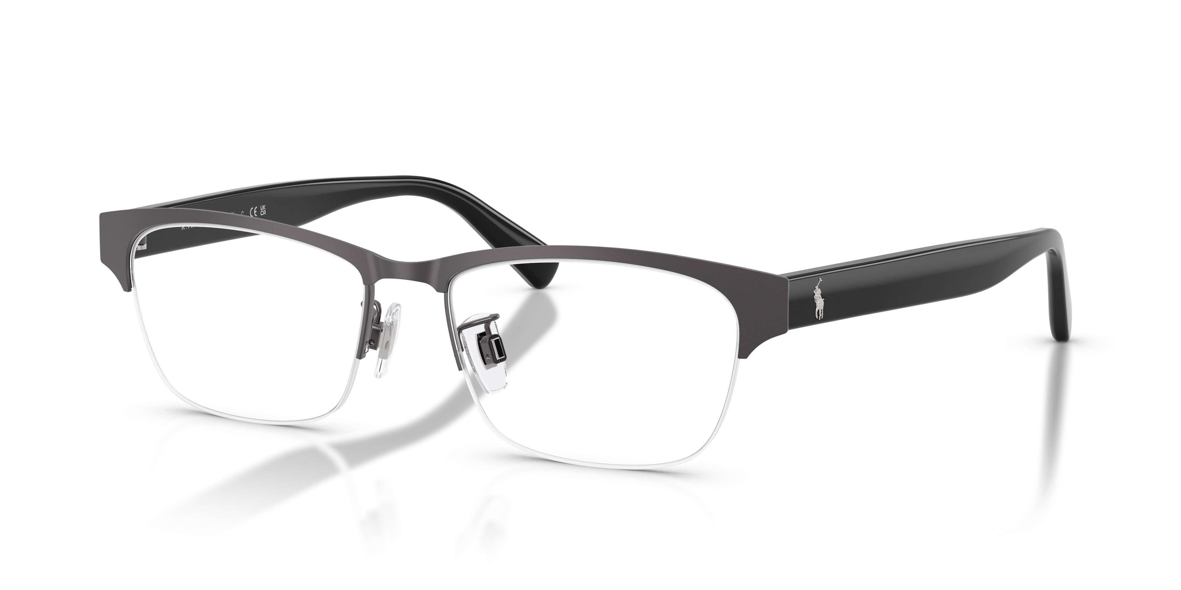 Occhiali da vista Polo PH 1246D (9479) colore gunmetal scuro semi-brillante forma quadrato lenti lente demo