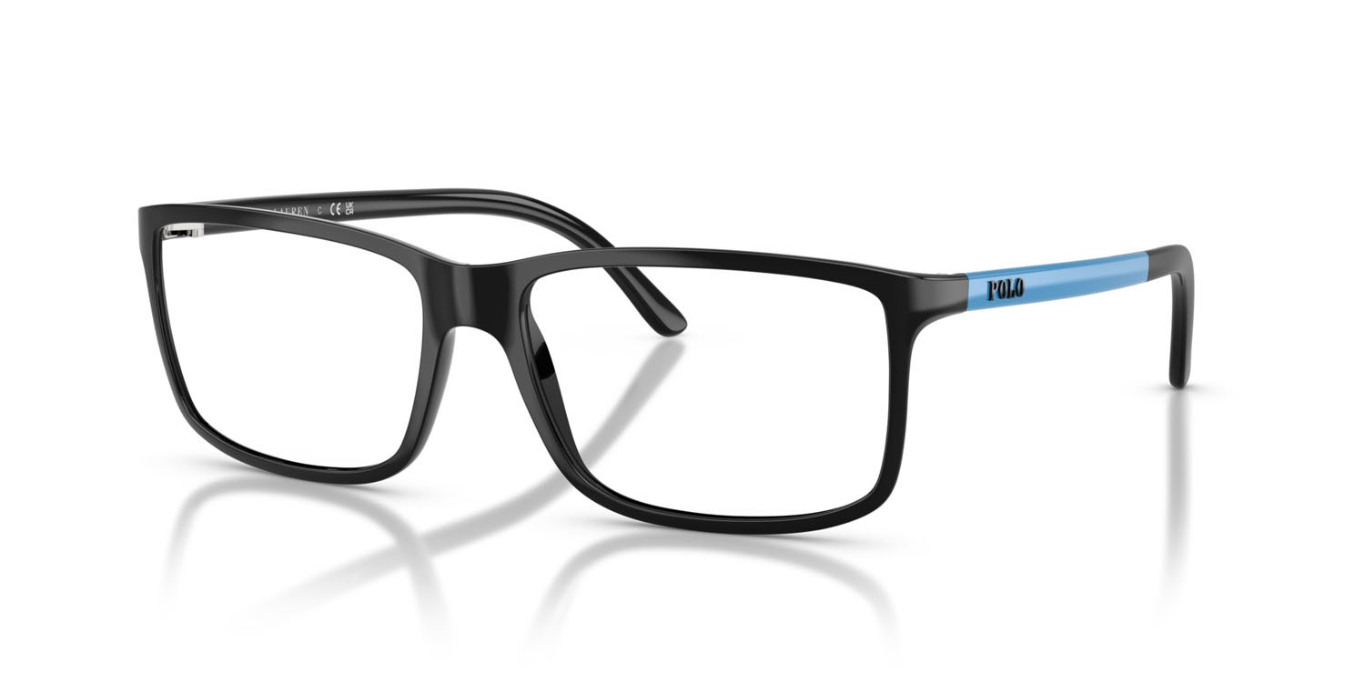 Occhiali da vista Polo PH 2126 (5001) colore nero lucido forma rettangolare lenti lente demo