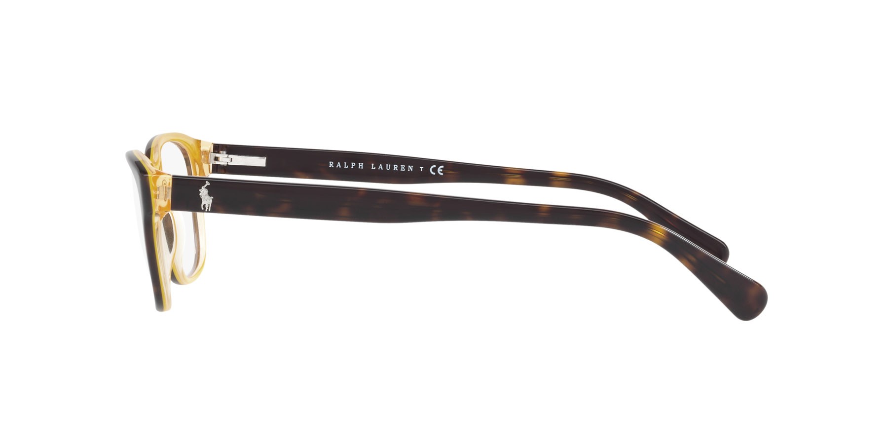 Brillen Polo PH 2127 (5337) farbe top havana brillante su giallo form quadratisch gläser lente demo