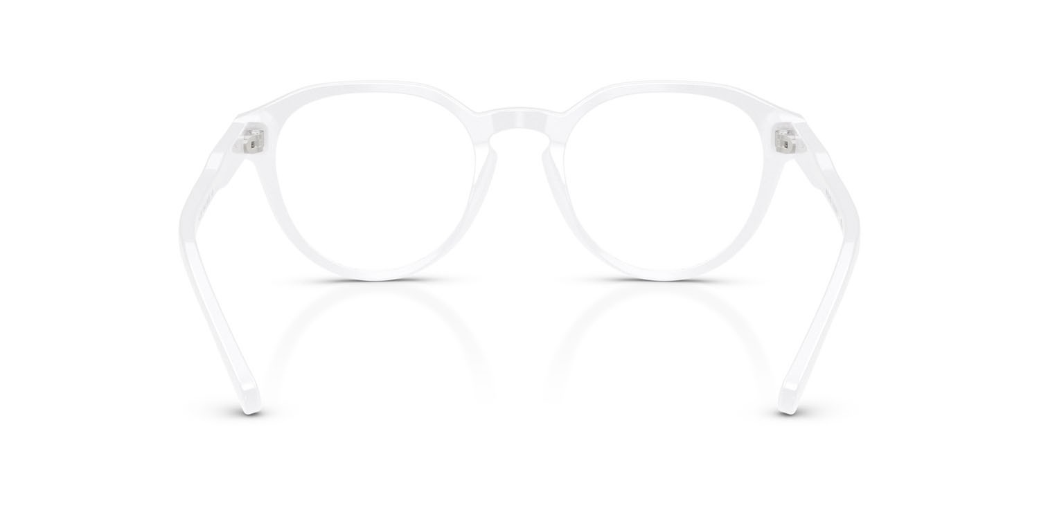 Eyeglasses Polo PH 2233 (5544) color bianco lucido shape pantos lenses lente demo
