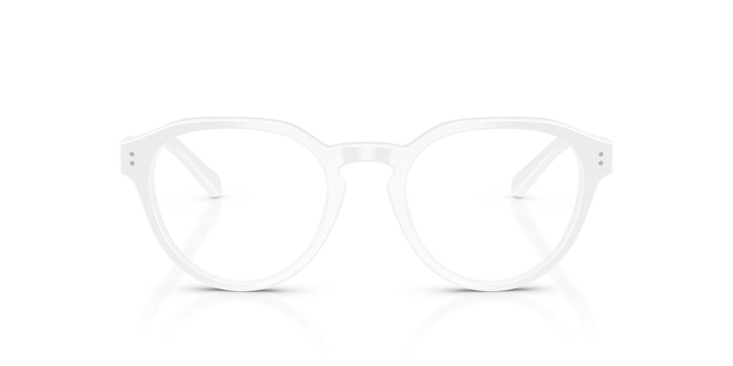 Eyeglasses Polo PH 2233 (5544) color bianco lucido shape pantos lenses lente demo