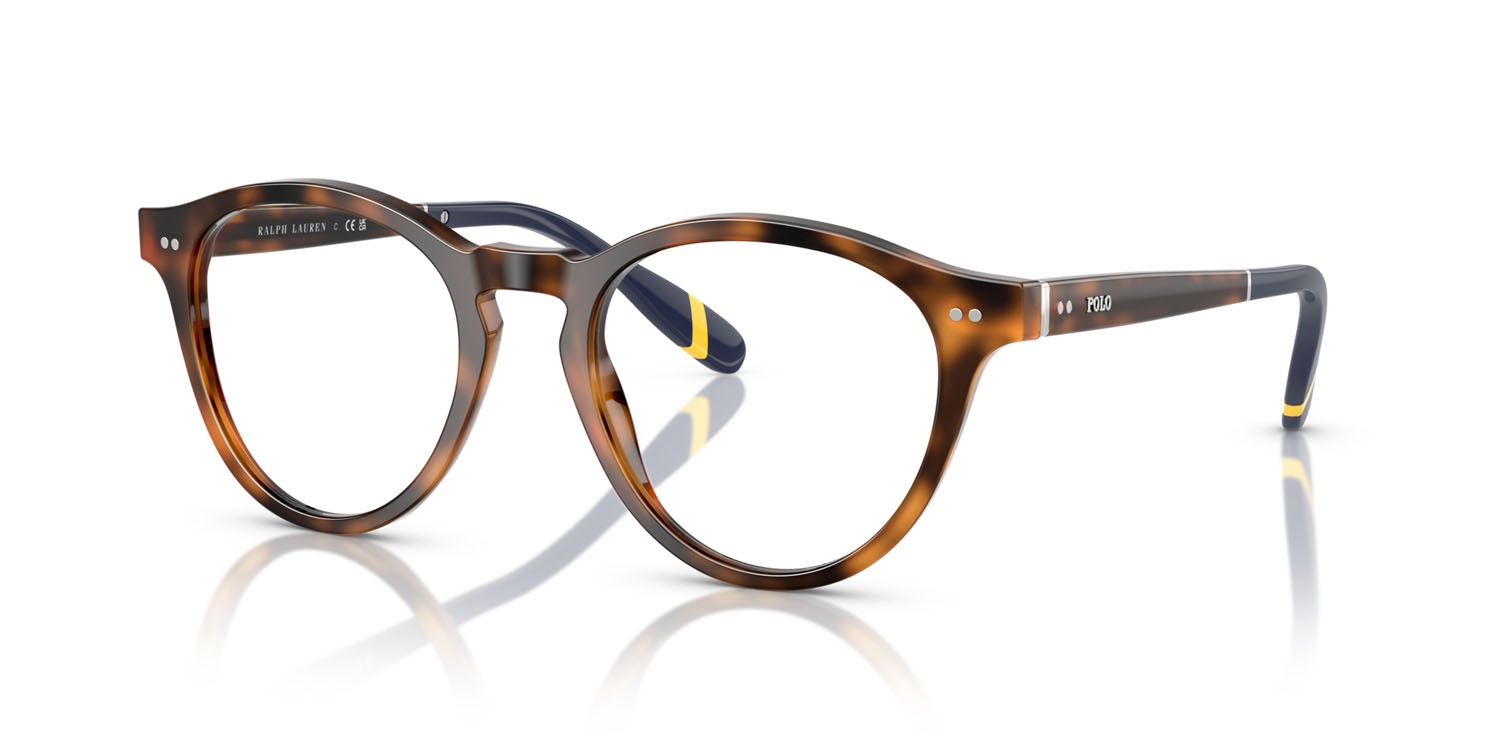 Occhiali da vista Polo PH 2268 (5303) colore rosso lucido havana forma rettangolare lenti lente demo