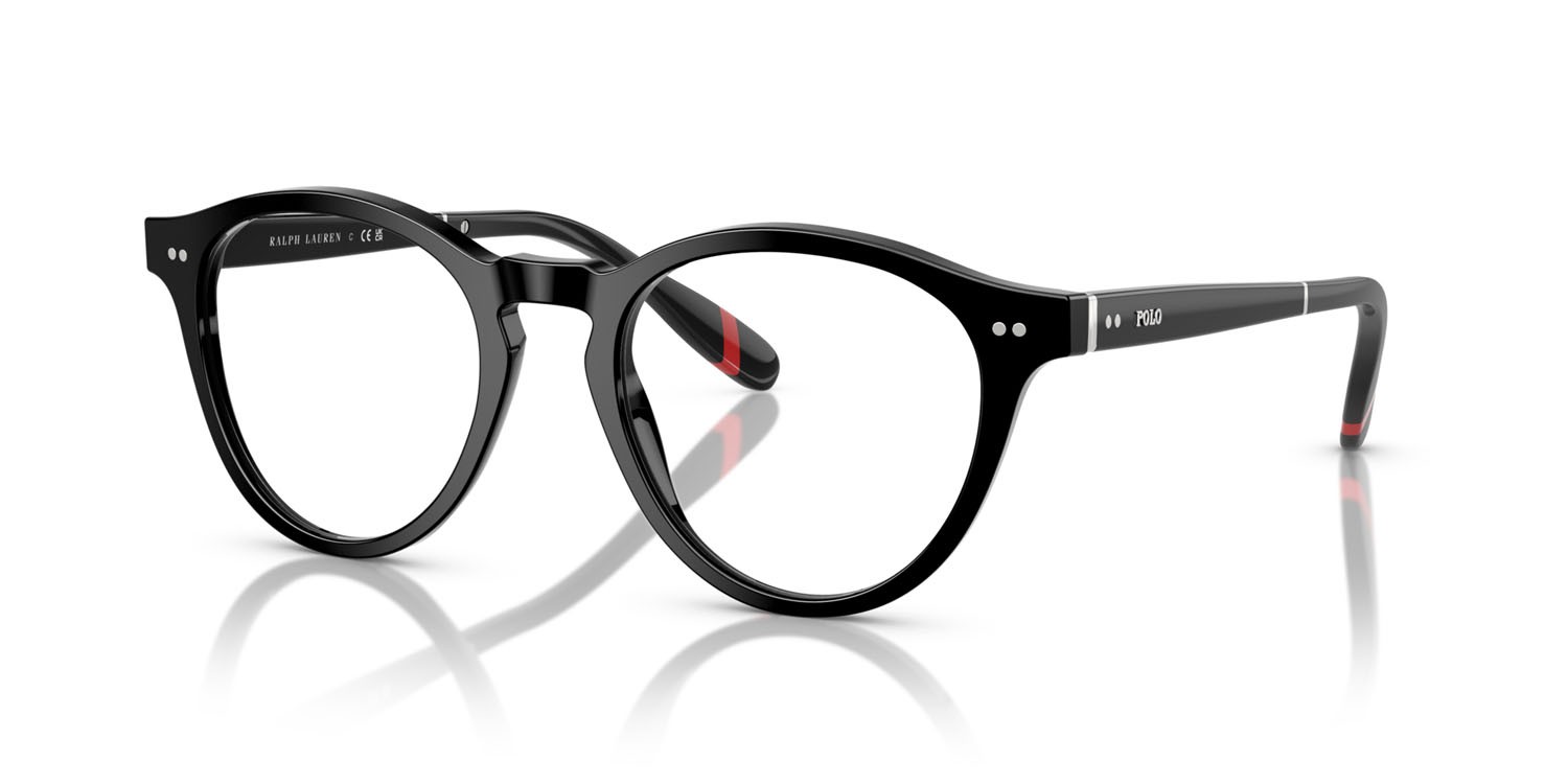 Occhiali da vista Polo PH 2268 (5523) colore nero lucido forma rettangolare lenti lente demo