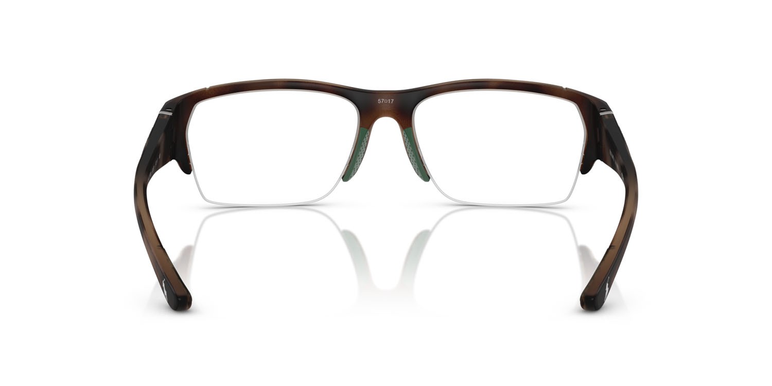 Eyeglasses Polo PH 2279U (6070) color havana scuro opaco shape rectangle lenses lente demo