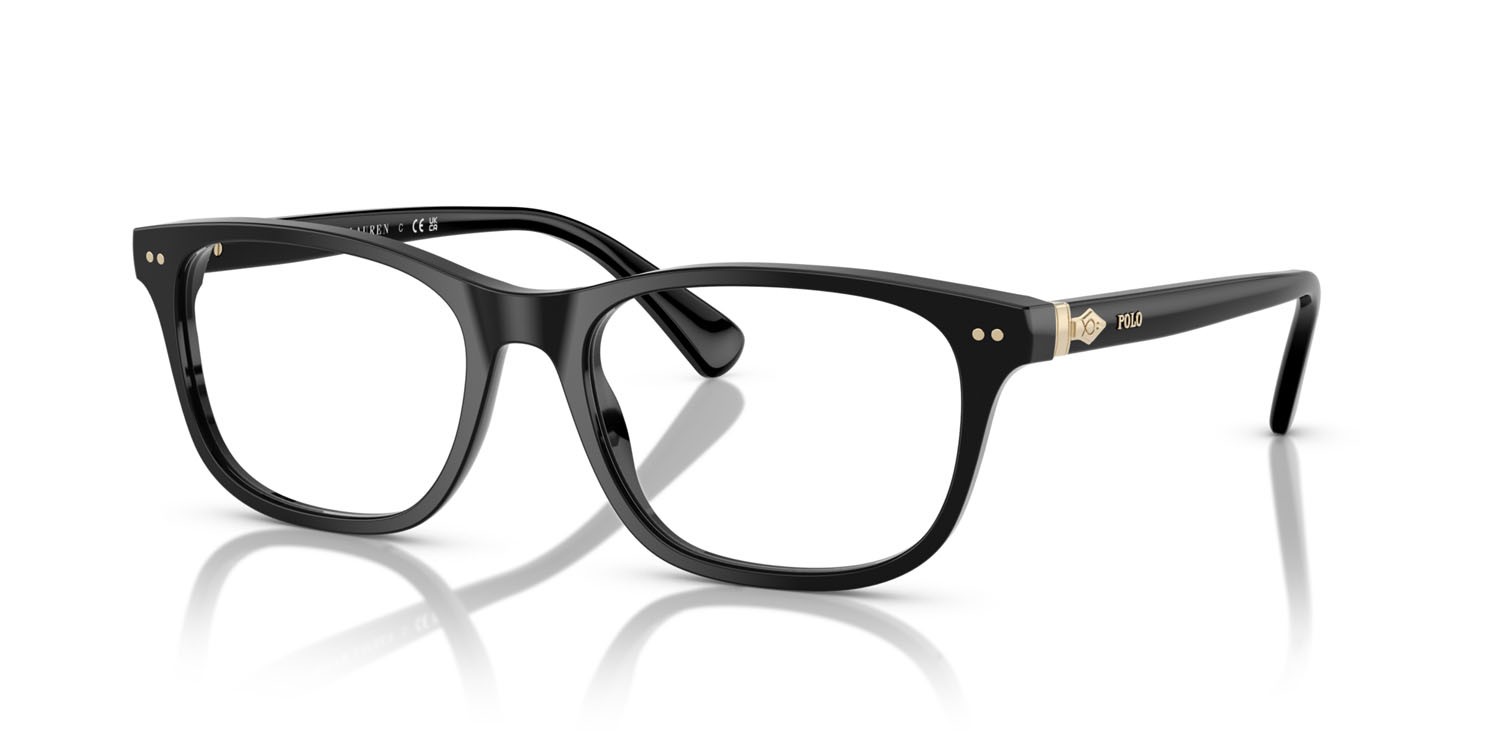 Occhiali da vista Polo PH 2280 (5001) colore nero lucido forma rettangolare lenti lente demo