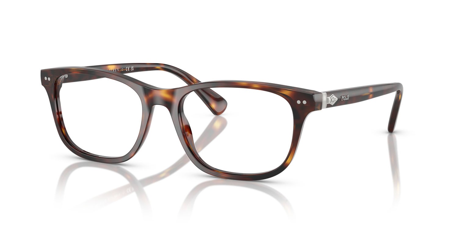 Occhiali da vista Polo PH 2280 (6137) colore marrone tartarugato brillante forma rettangolare lenti lente demo