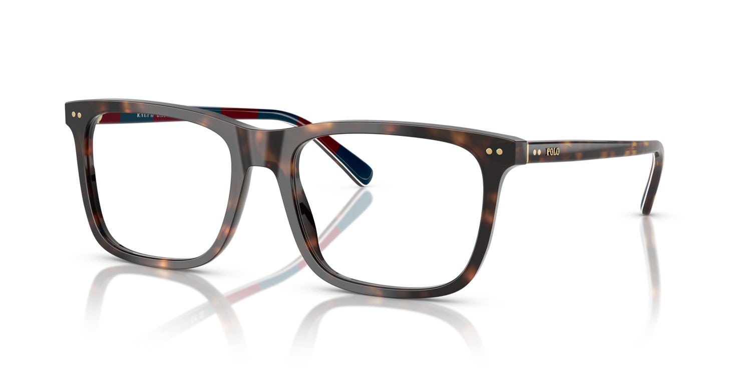 Occhiali da vista Polo PH 2282 (6213) colore havana scuro lucido forma rettangolare lenti lente demo